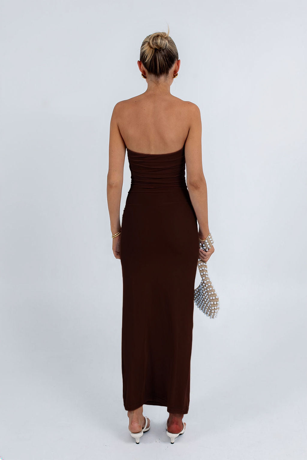 PRE ORDER Abby Maxi Dress Dark Chocolate