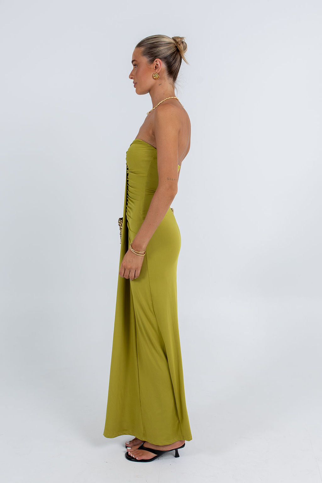 Nicole Maxi Dress - Olive