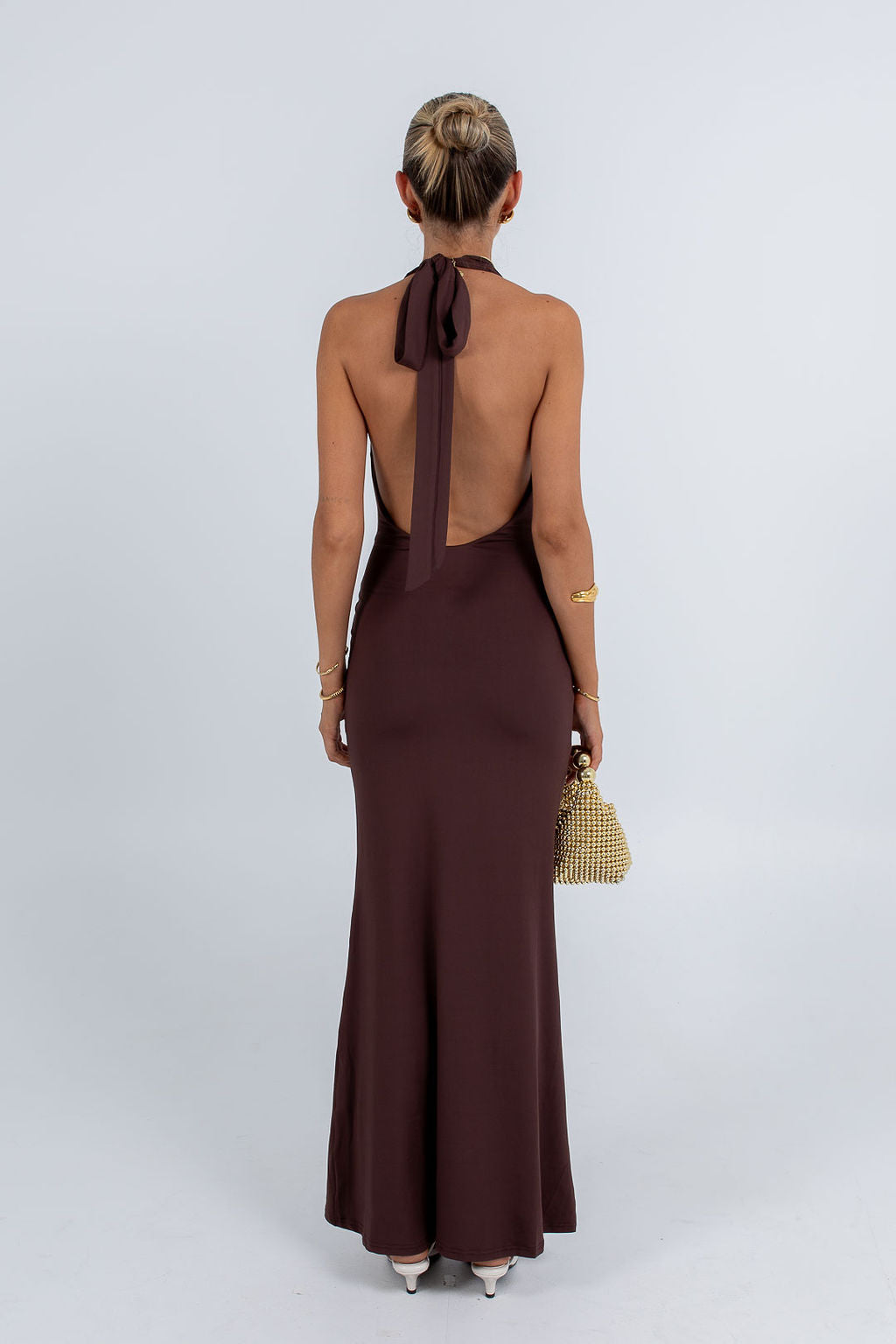 Alexia Maxi Dress Chocolate