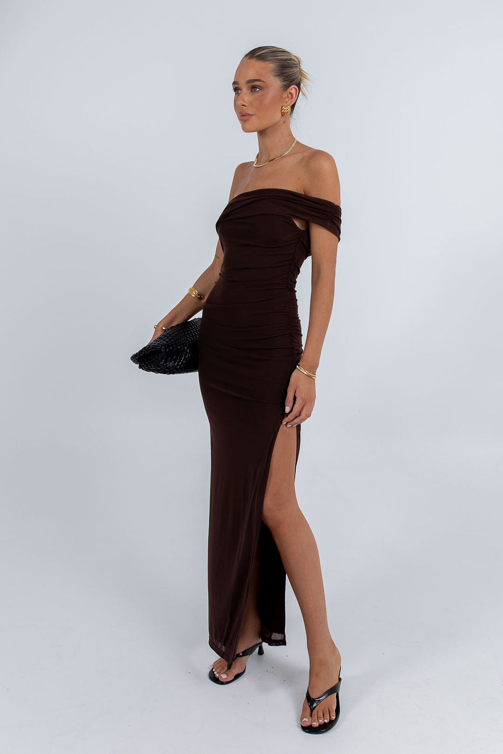 Haylee Maxi Dress Dark Chocolate