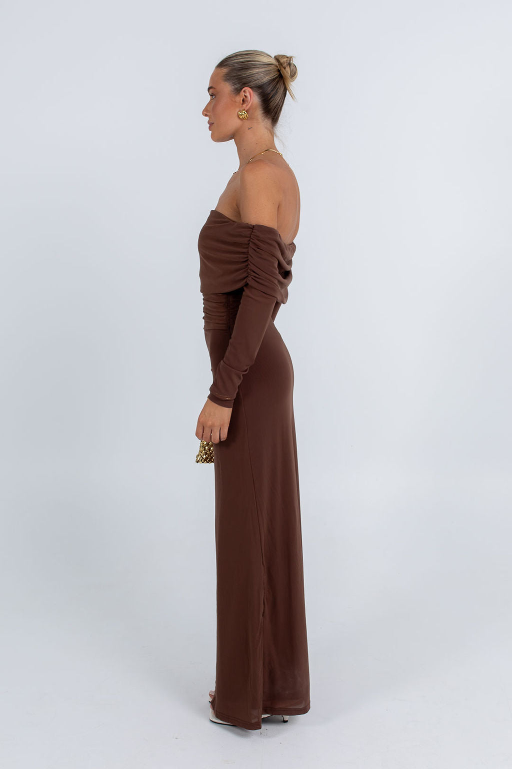 Gwen Maxi Dress Chocolate