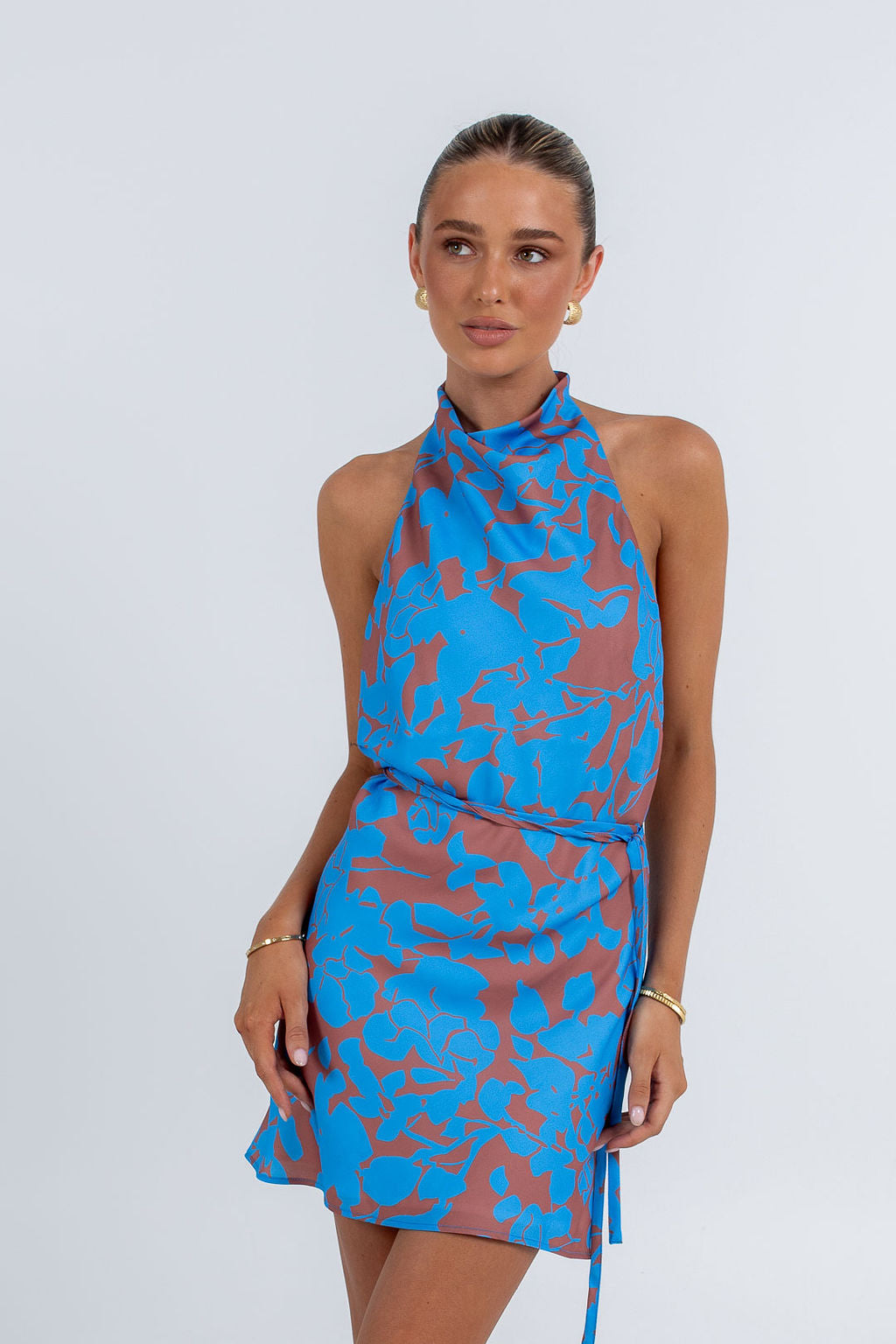 Mia Mini Dress Azurosa Print