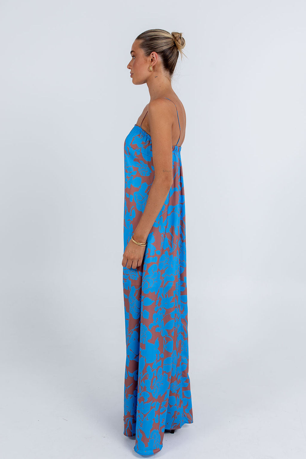 Claudia Maxi Dress Azurosa Print