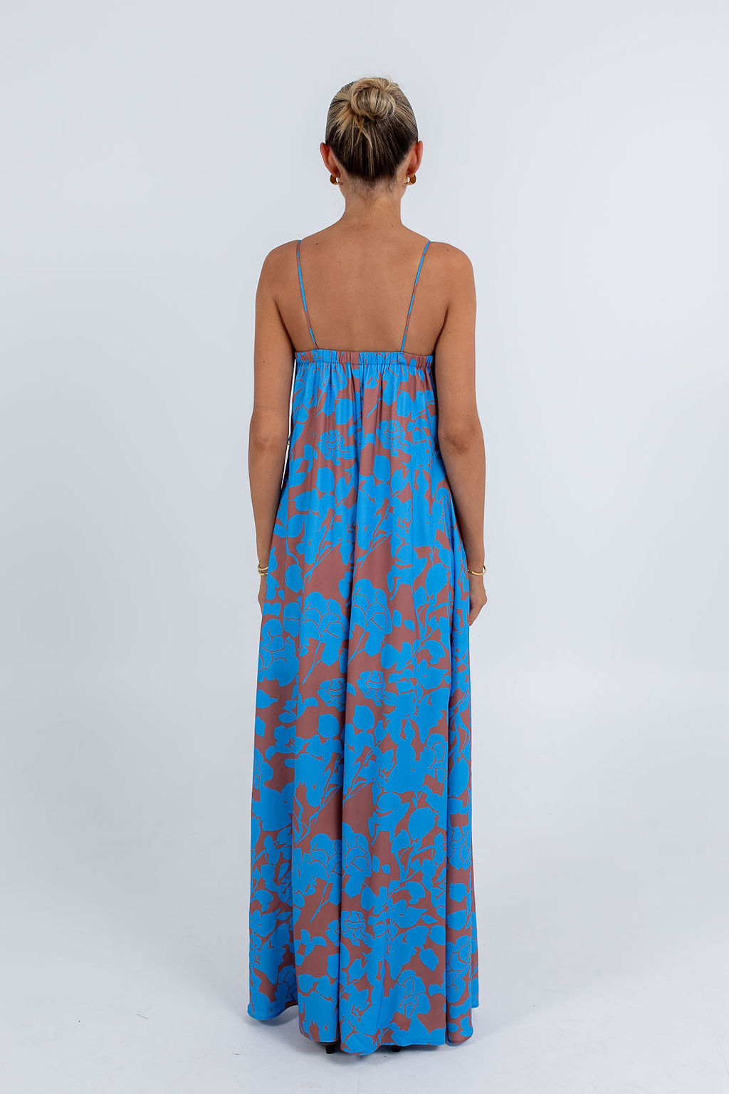 Claudia Maxi Dress Azurosa Print