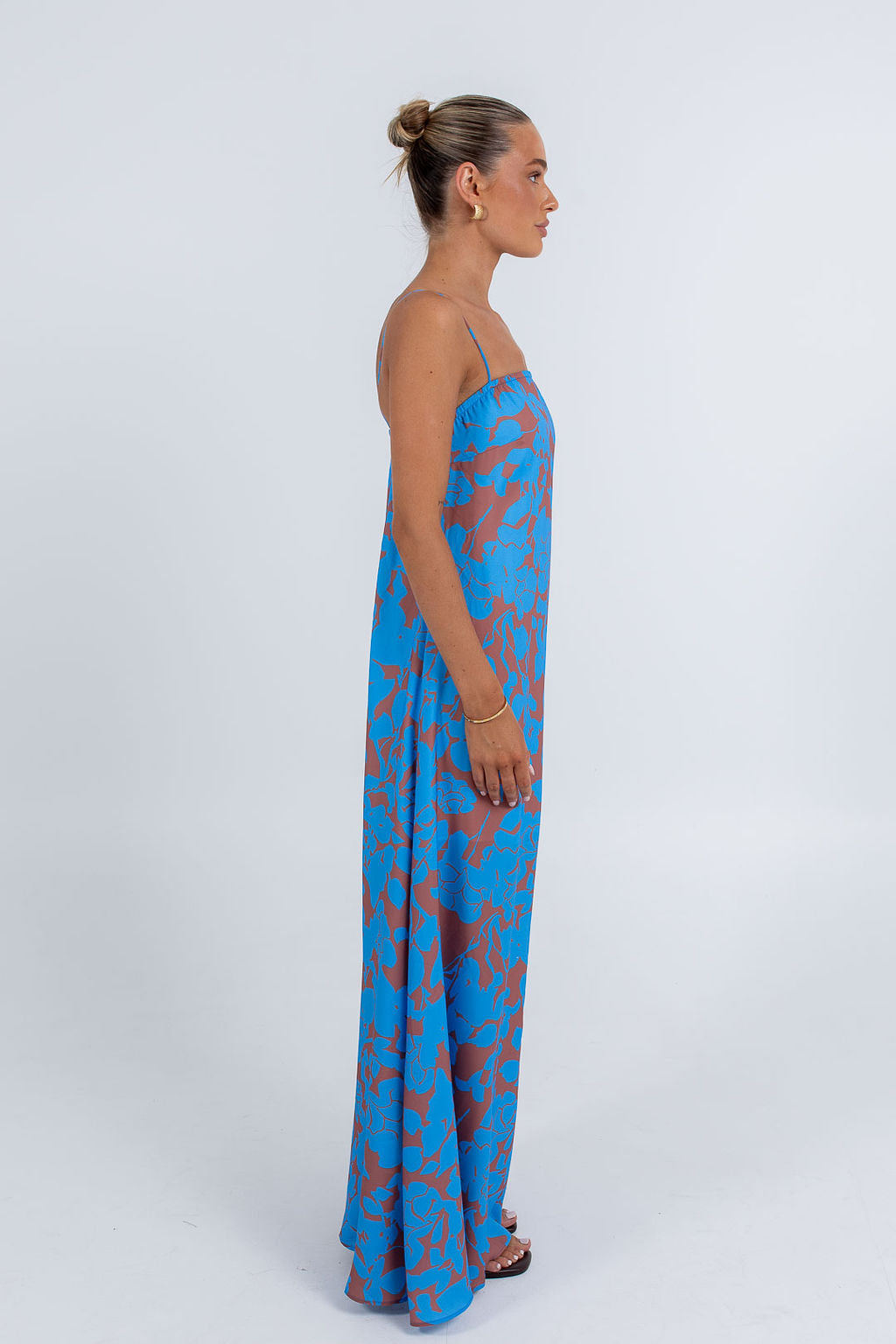 Claudia Maxi Dress Azurosa Print