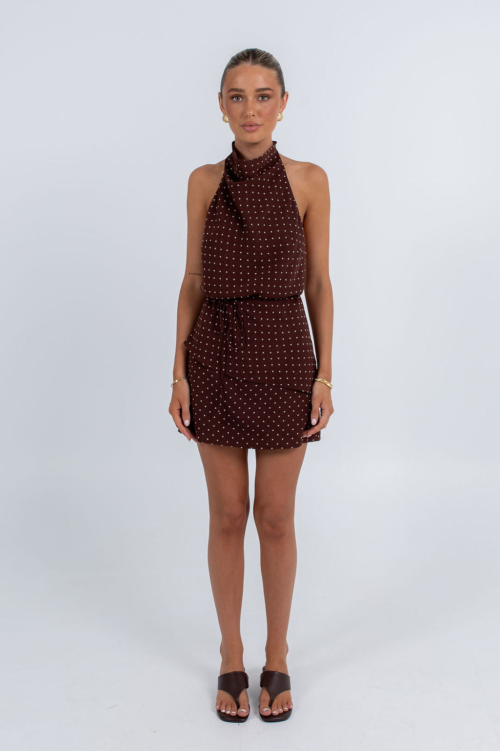 Alias Halter Top Polka Dot