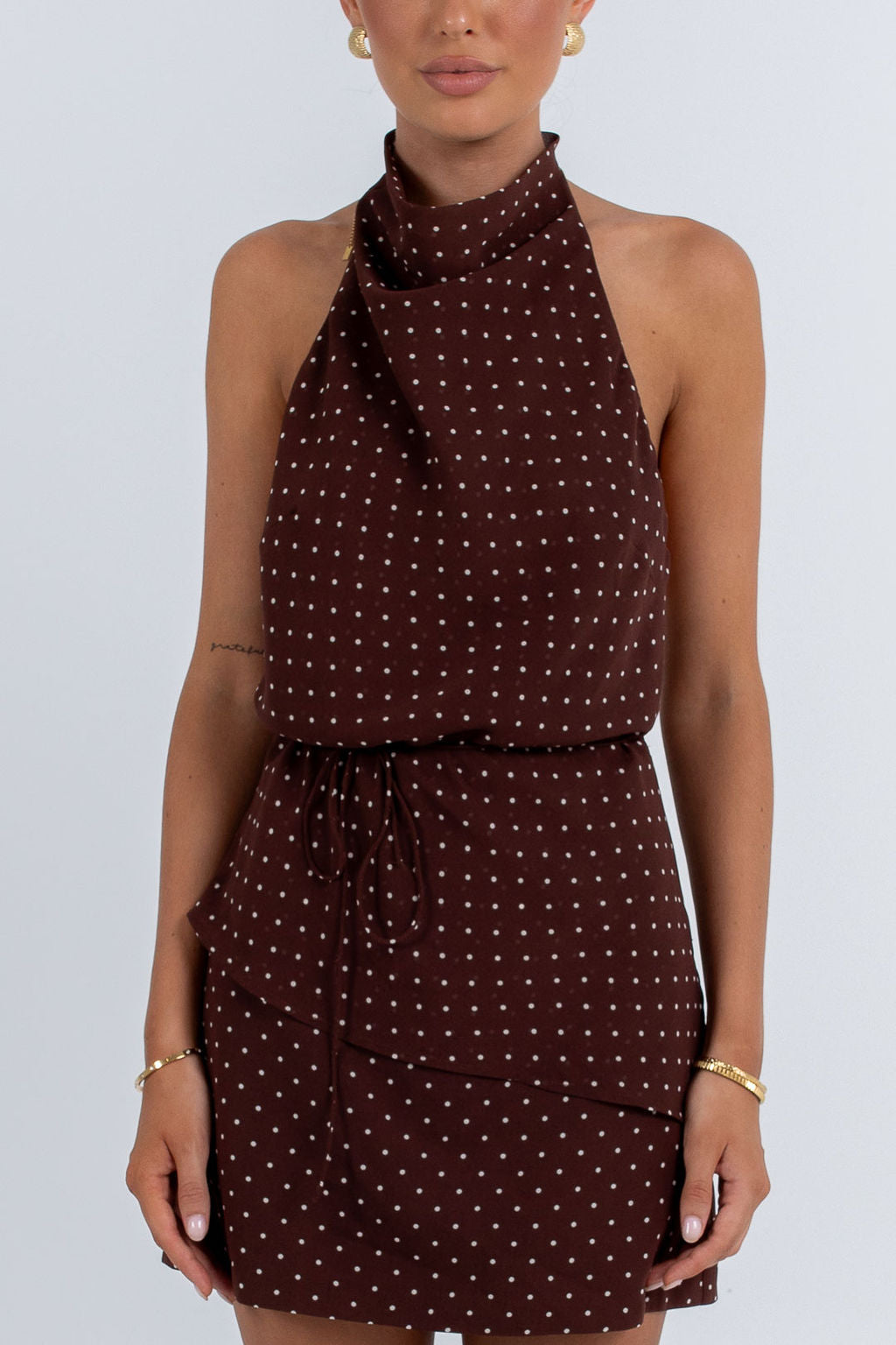 Alias Halter Top Polka Dot