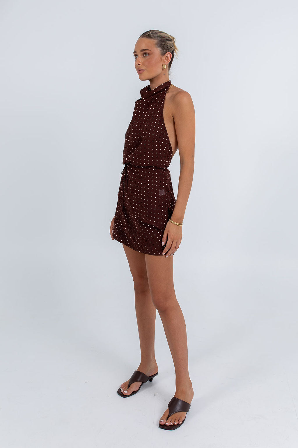 Alias Halter Top Polka Dot