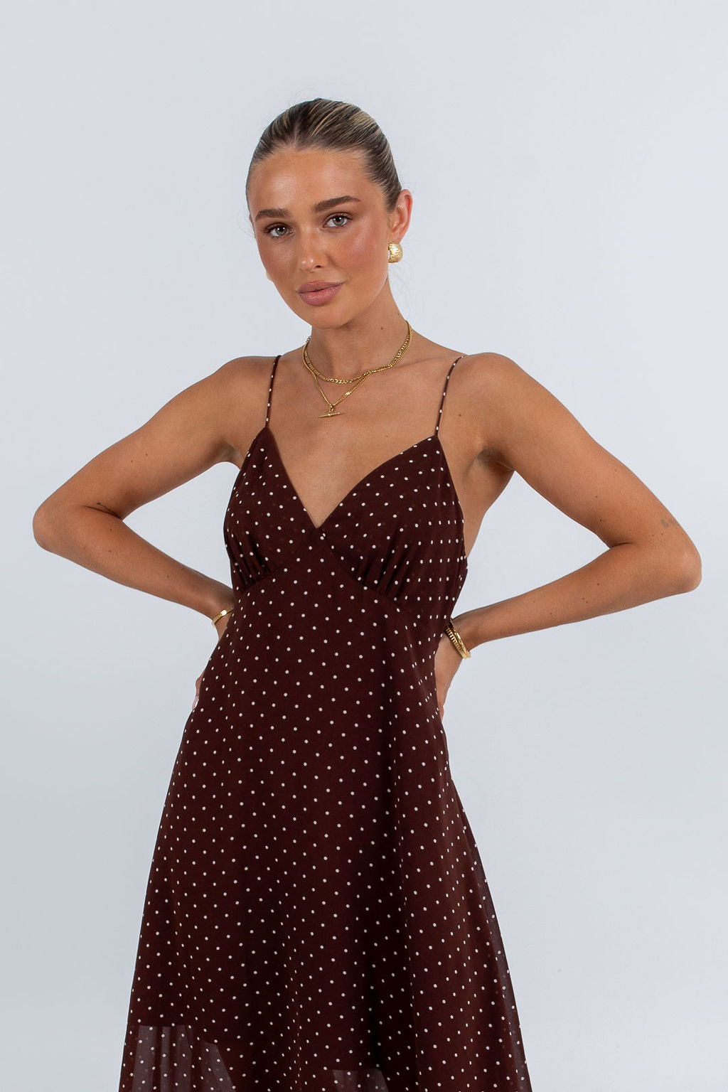 Chloe Maxi Dress Polka Dot