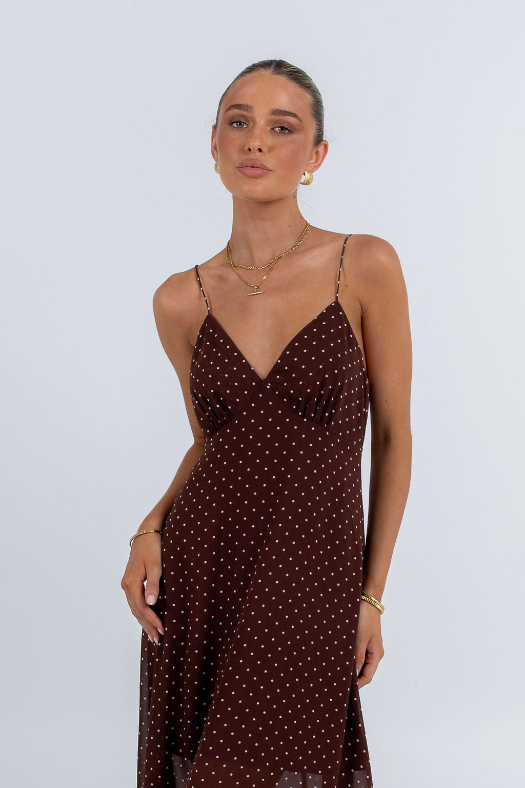 Chloe Maxi Dress Polka Dot