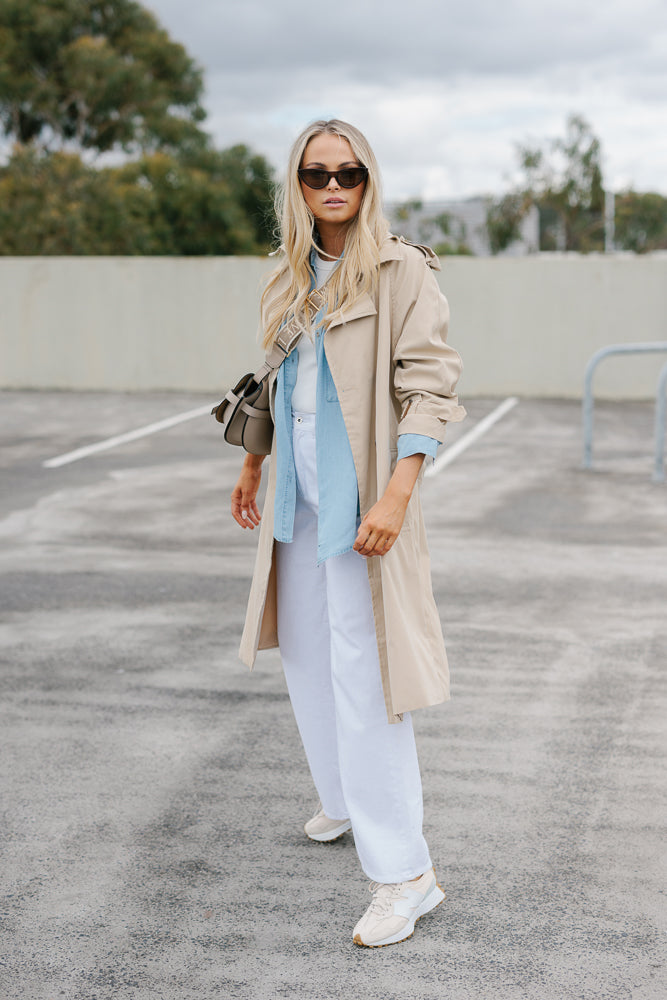 Jasmyn Jeans - White Denim