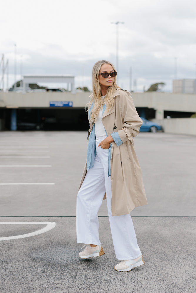 Jasmyn Jeans - White Denim