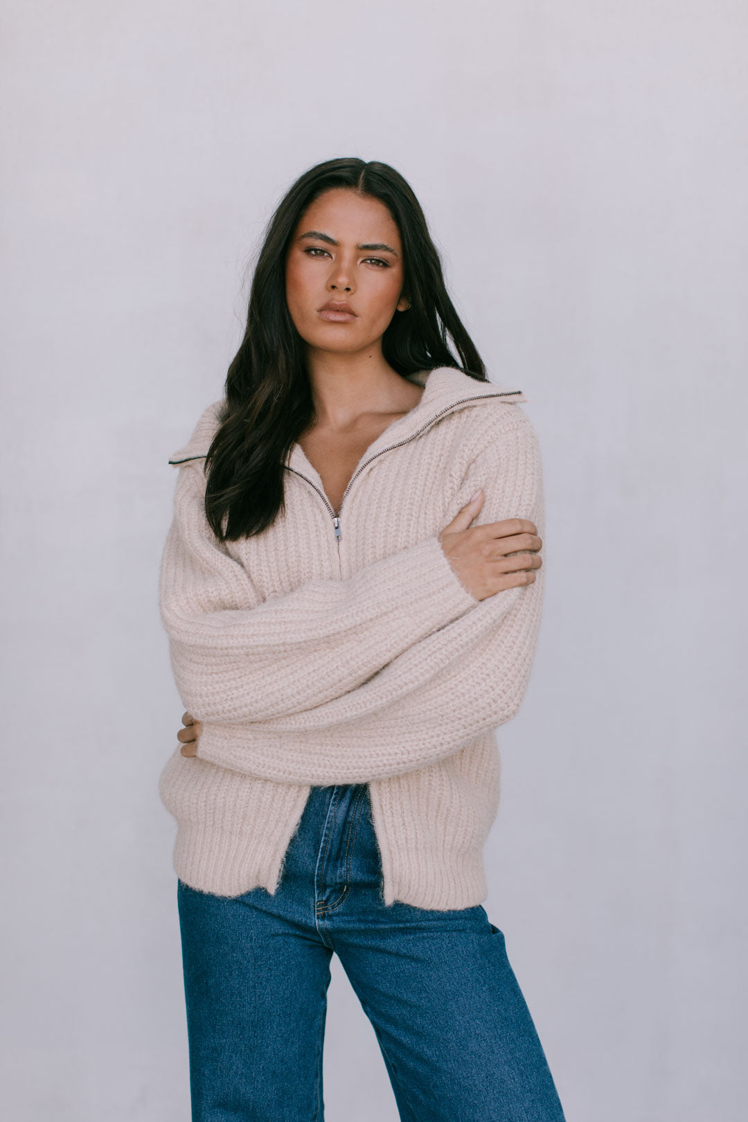Dahlia Jumper Beige