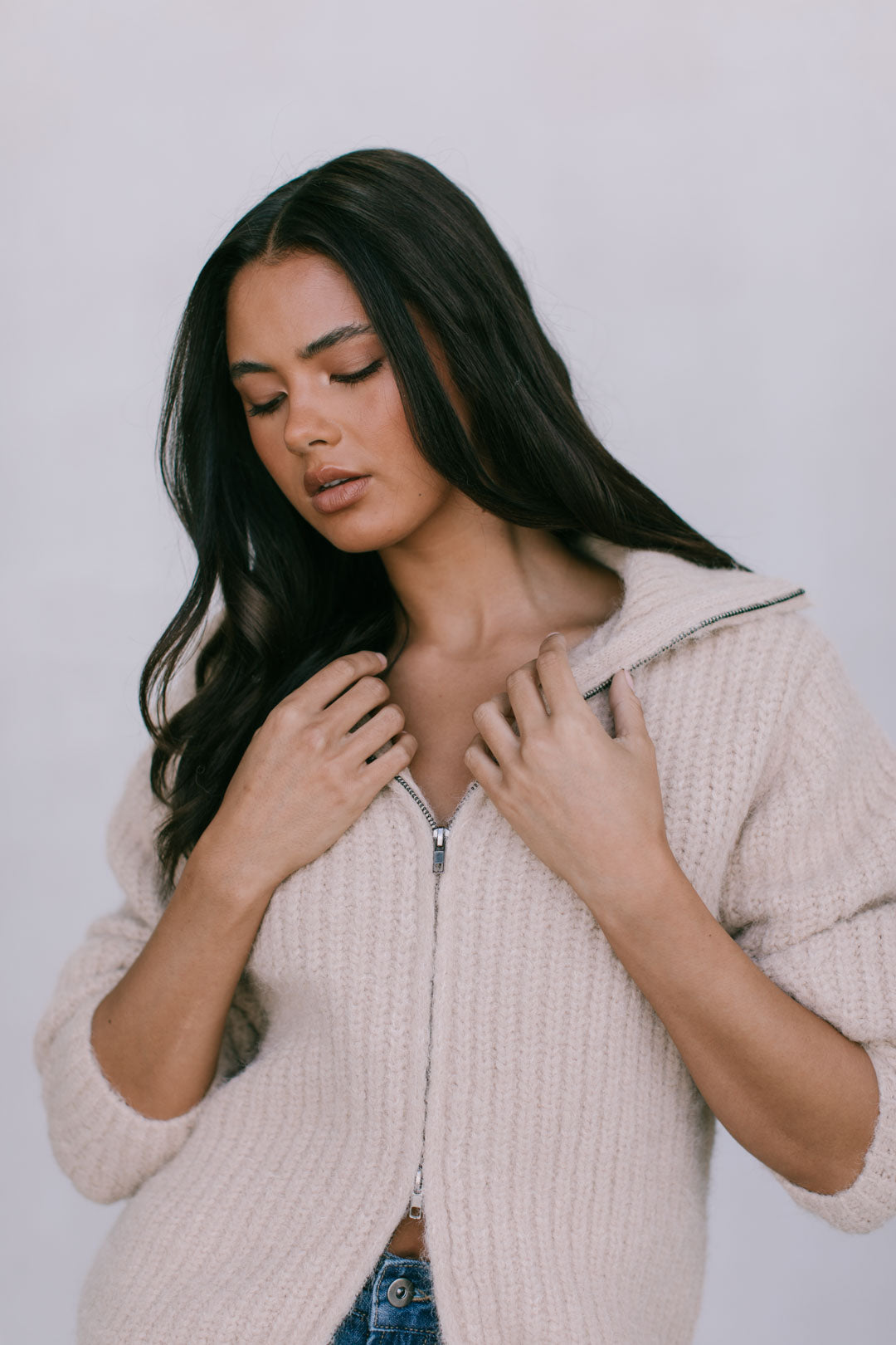 Dahlia Jumper Beige