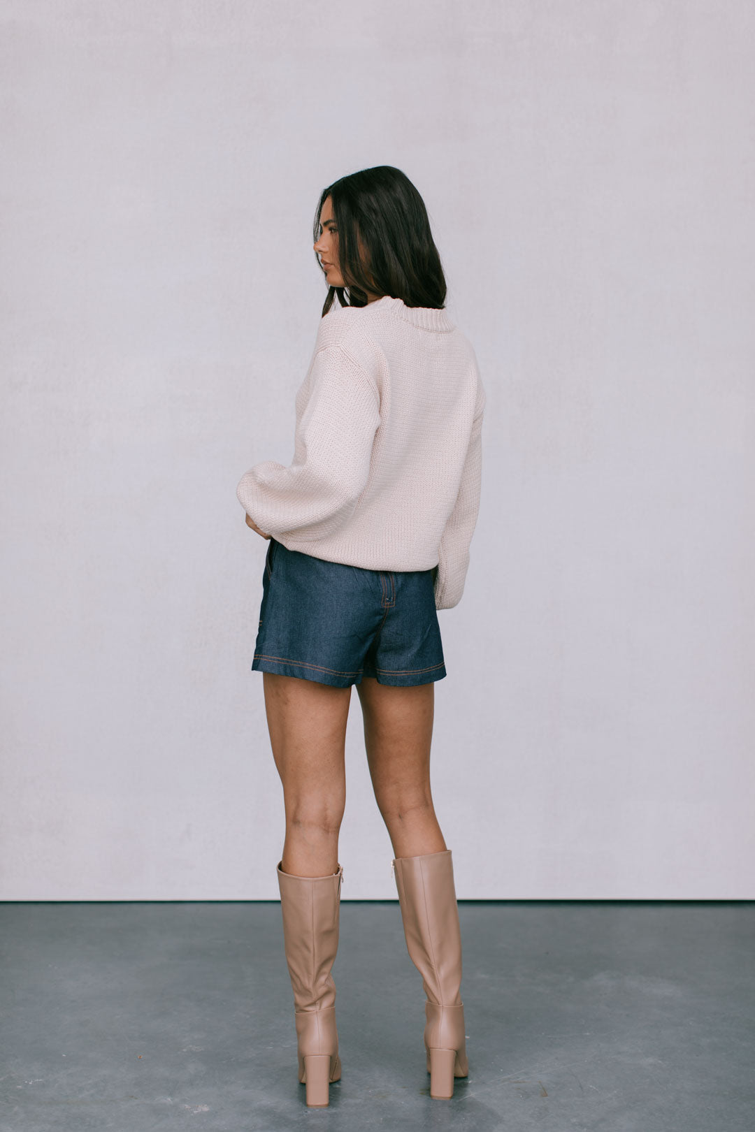 Wallin Skort Navy Denim