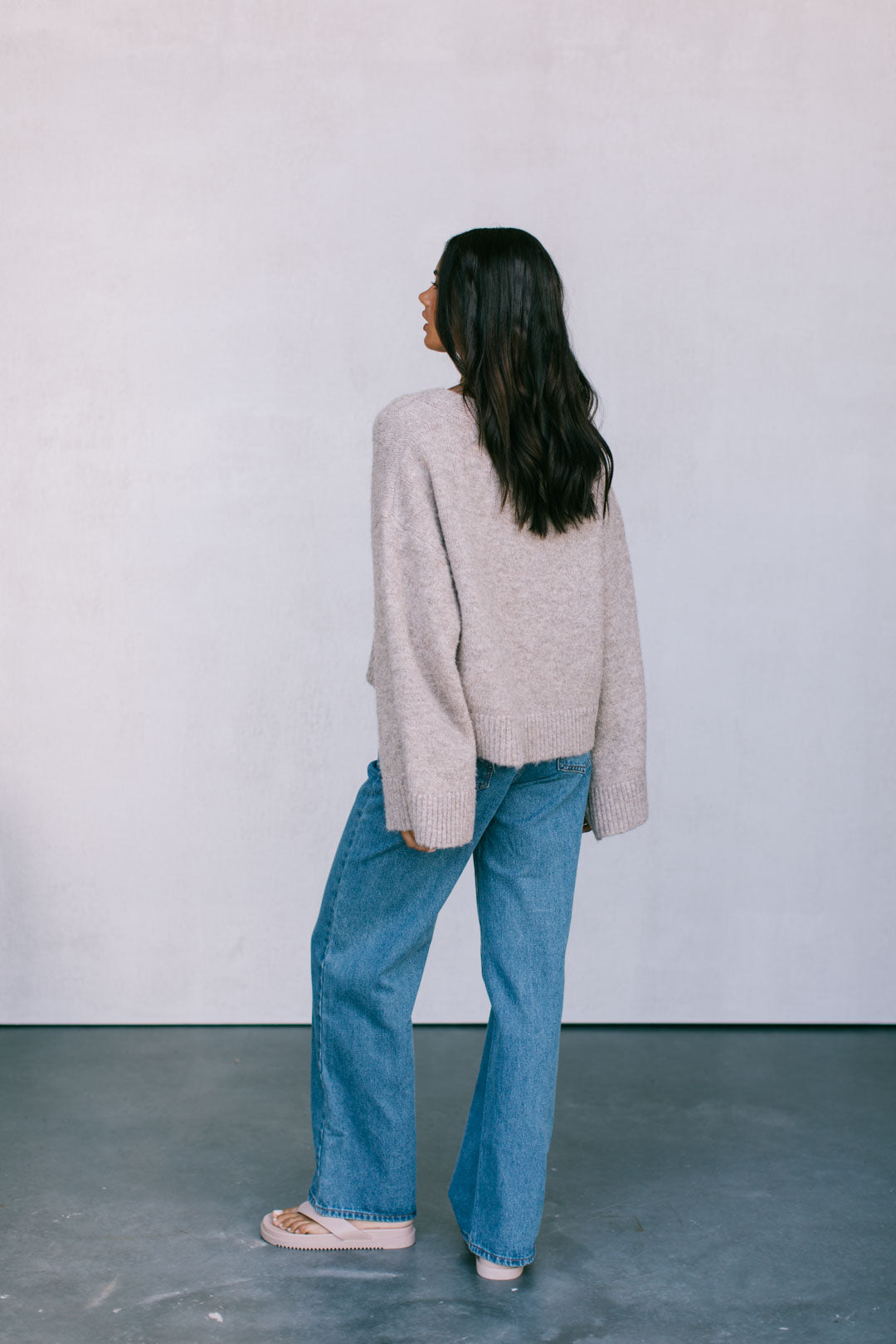 Demi Cardigan - Mushroom
