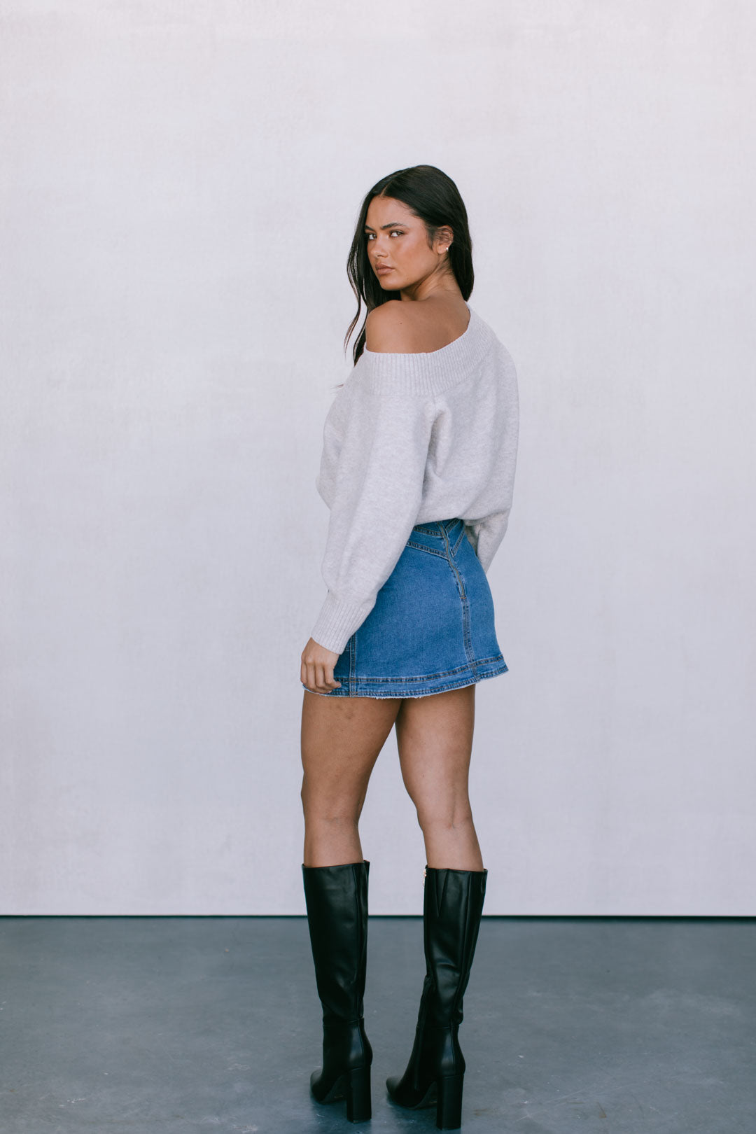 Omerson Knit Jumper - Oatmeal Marle