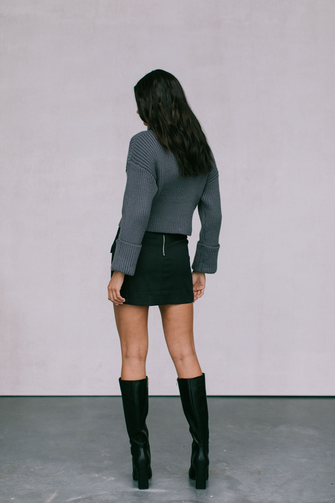 Basilio Mini Skirt - Black