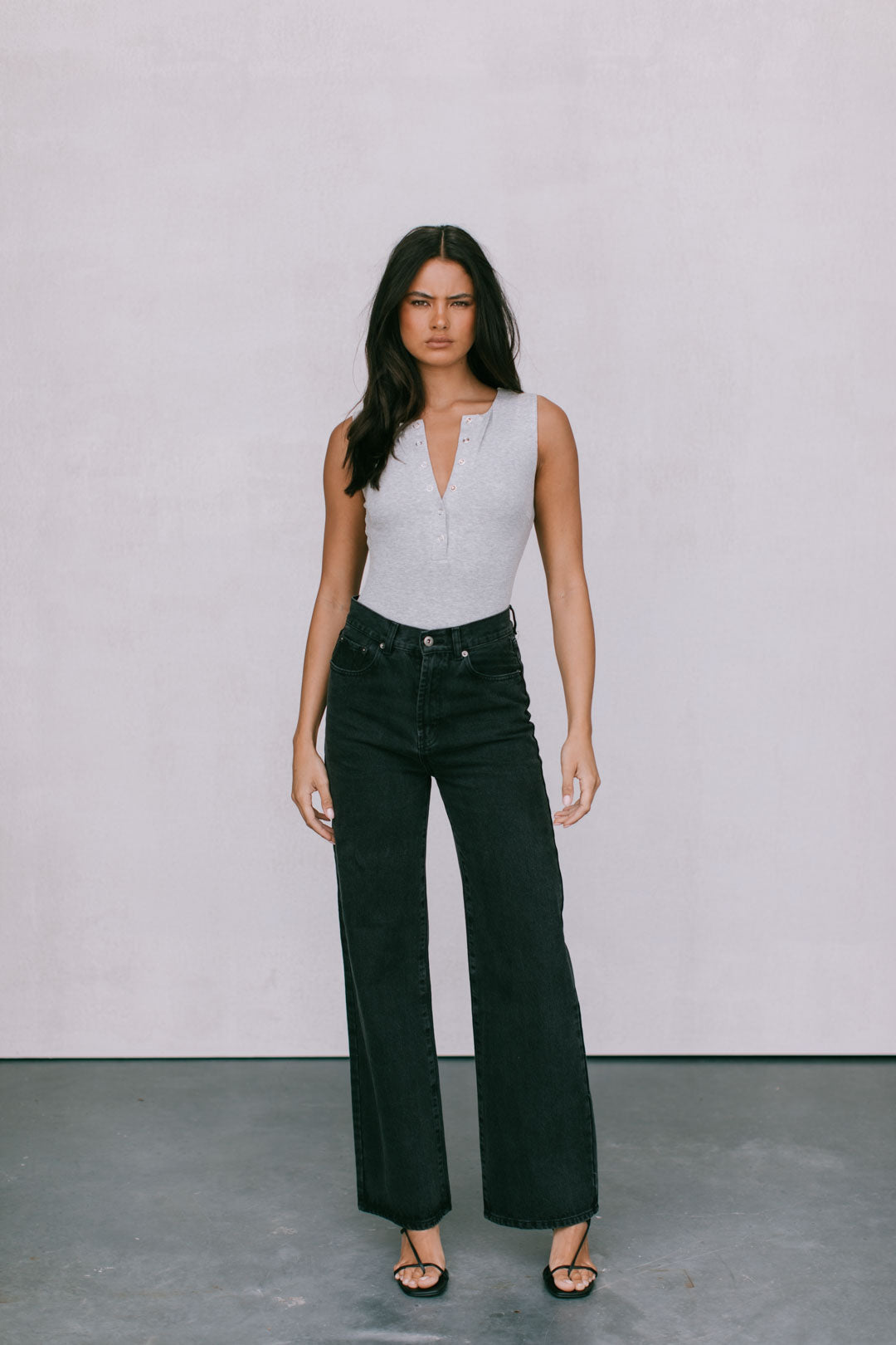 Urvi Bodysuit - Grey Marle