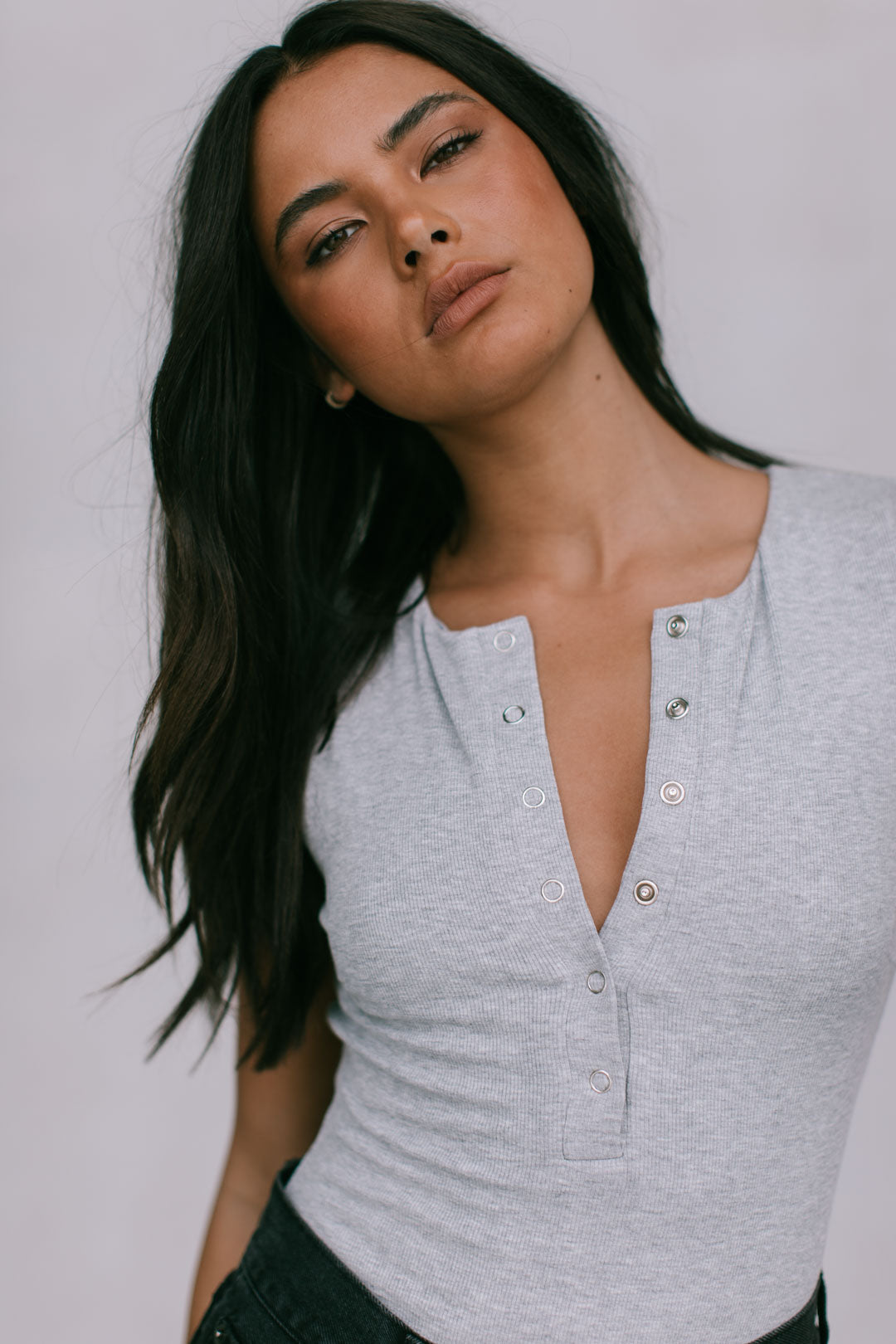 Urvi Bodysuit - Grey Marle