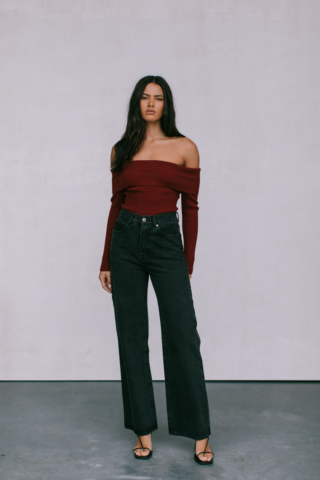 Rachel Jeans - Black Washed Denim