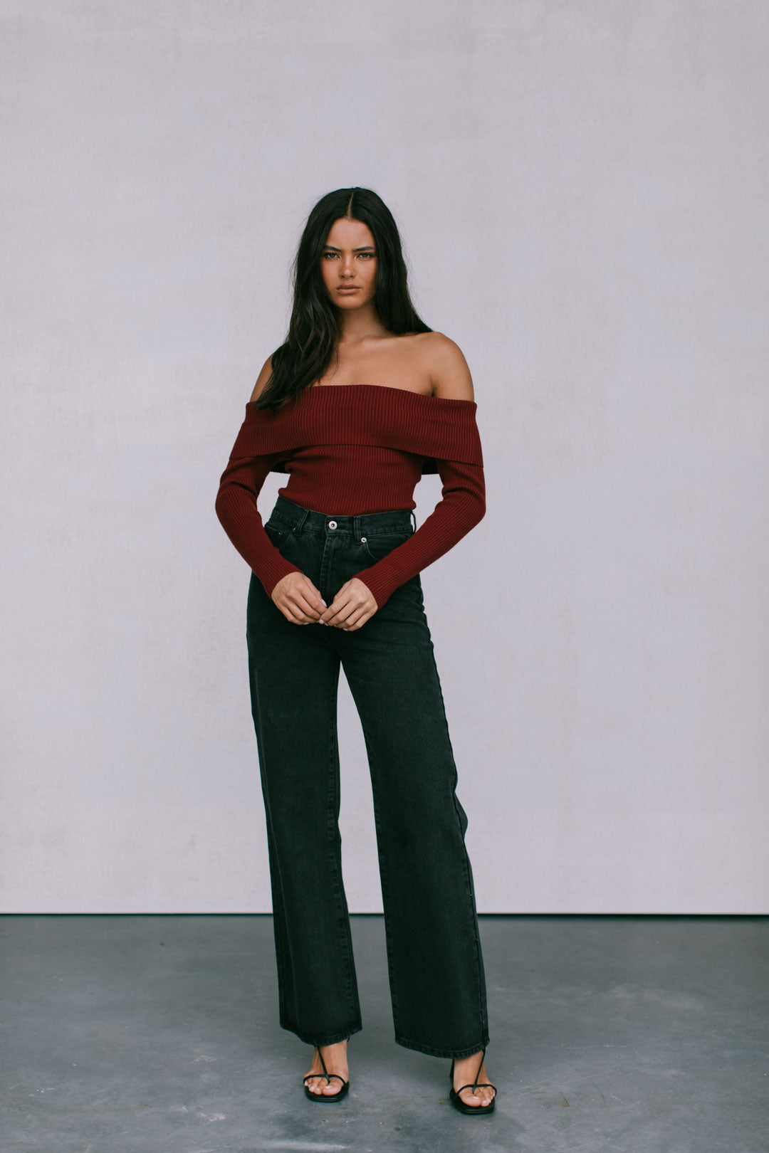 Rachel Jeans Black Washed Denim