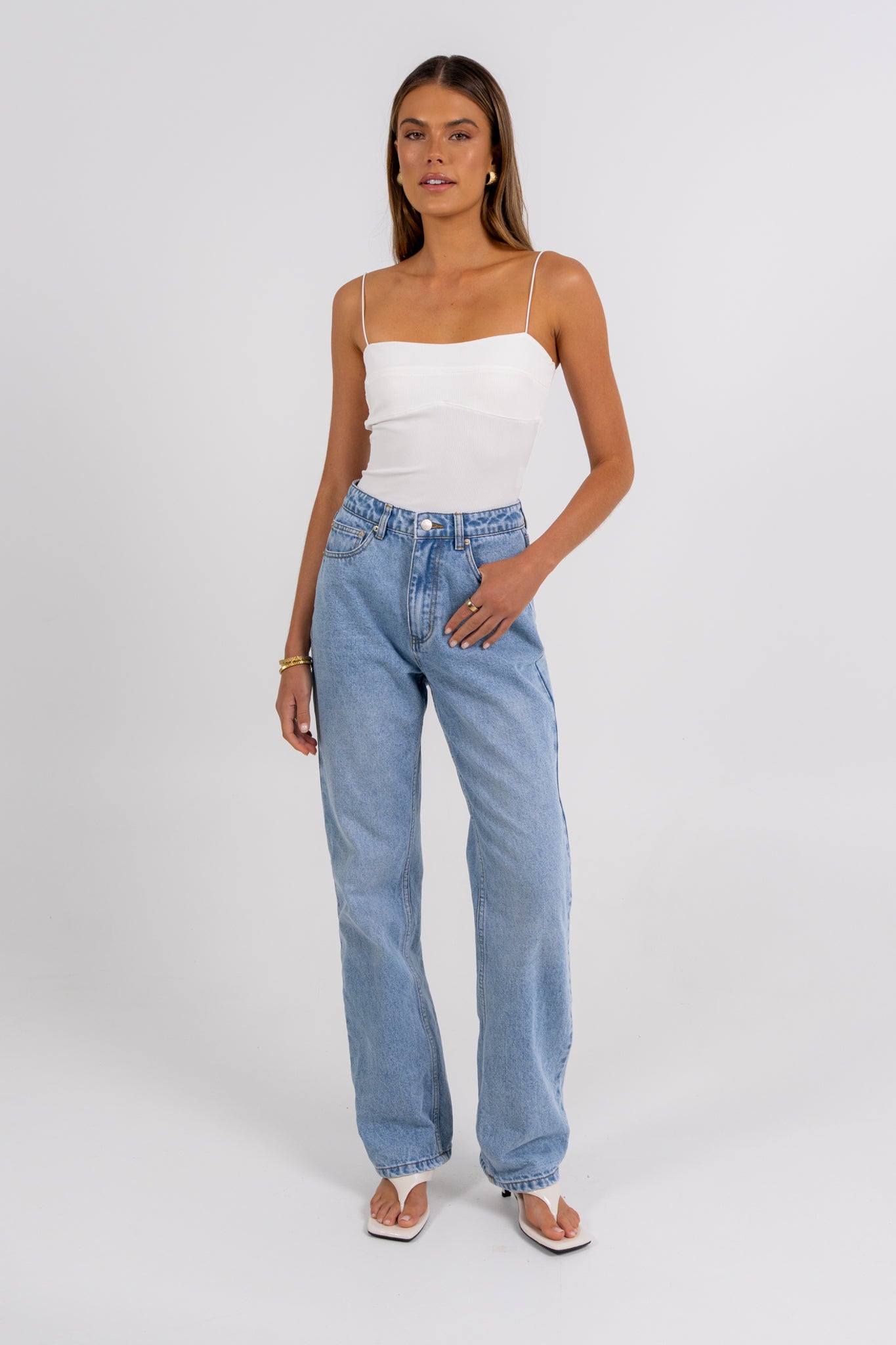 Embley Slim Leg Jean Light Vintage