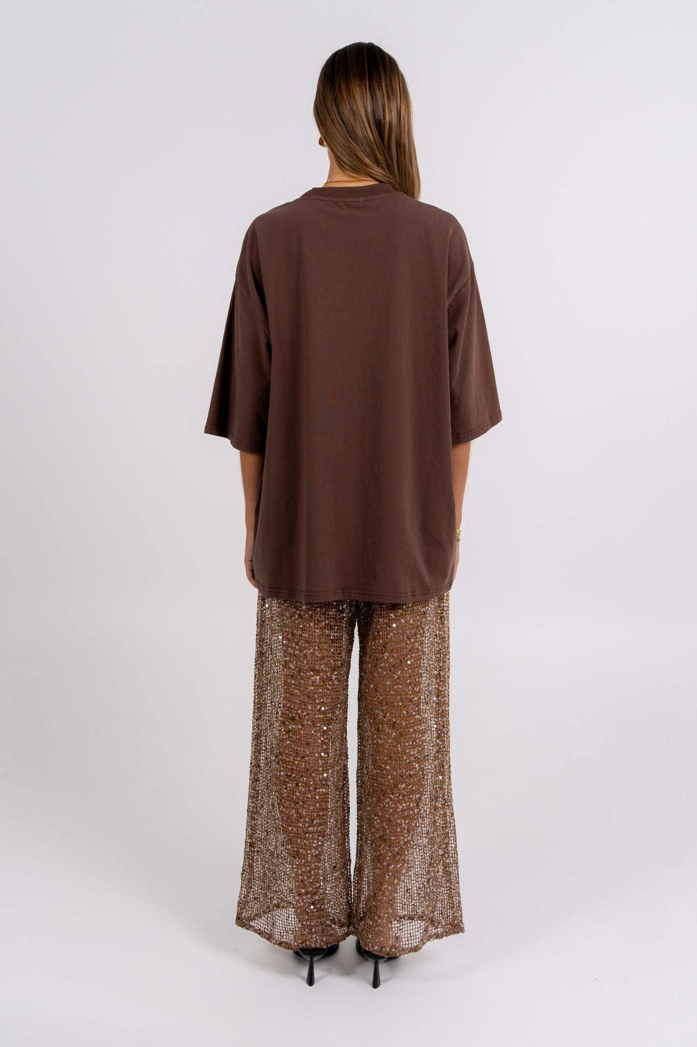 Juno Sequin Pant Mocha