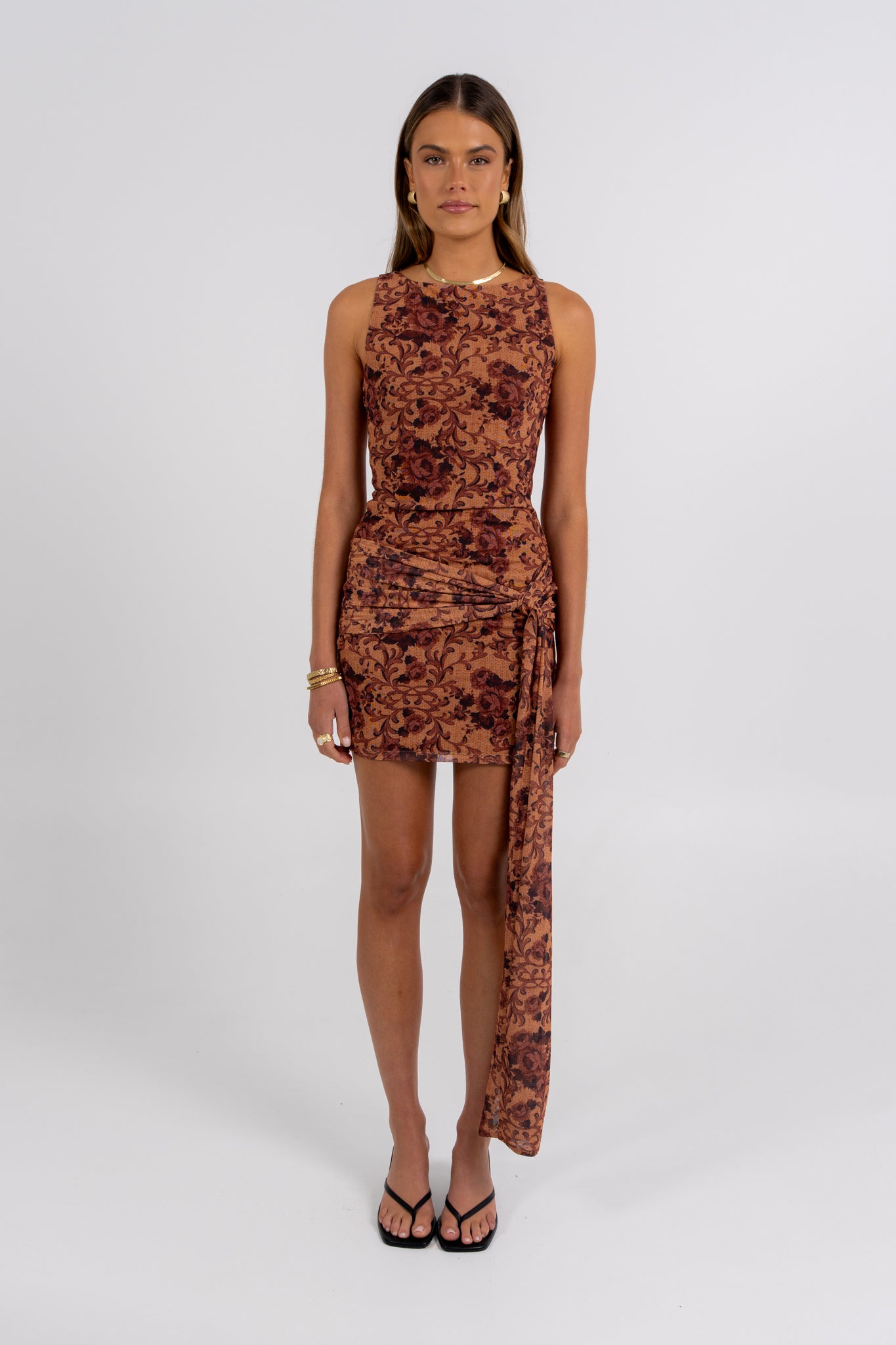 Misha Mini Dress Heirloom Print