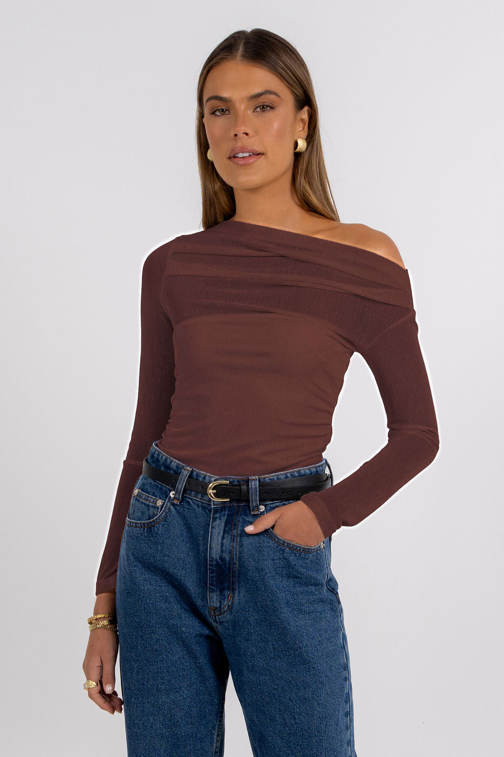 PRE ORDER Claire Top Chocolate
