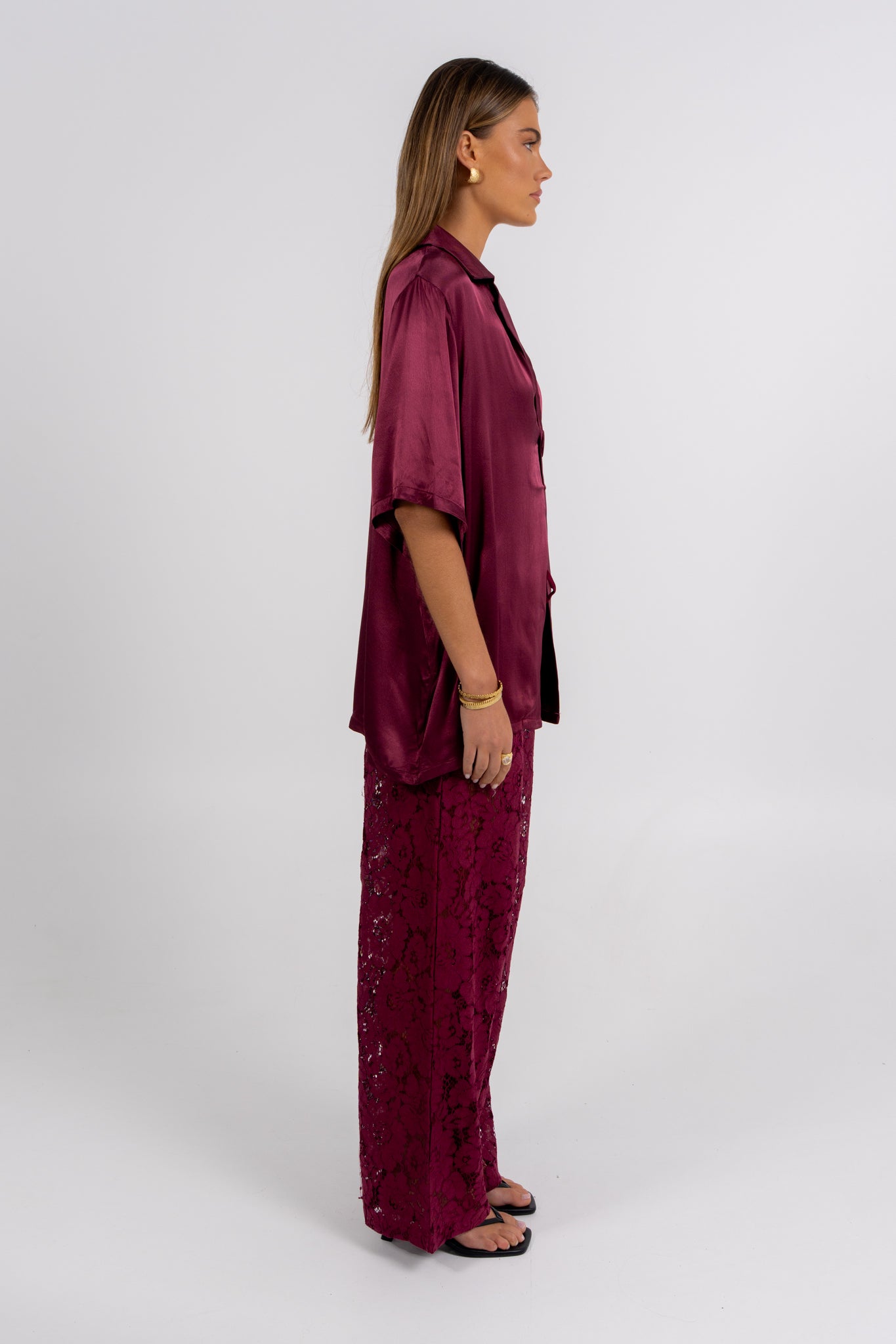 Francesca Shirt Burgundy