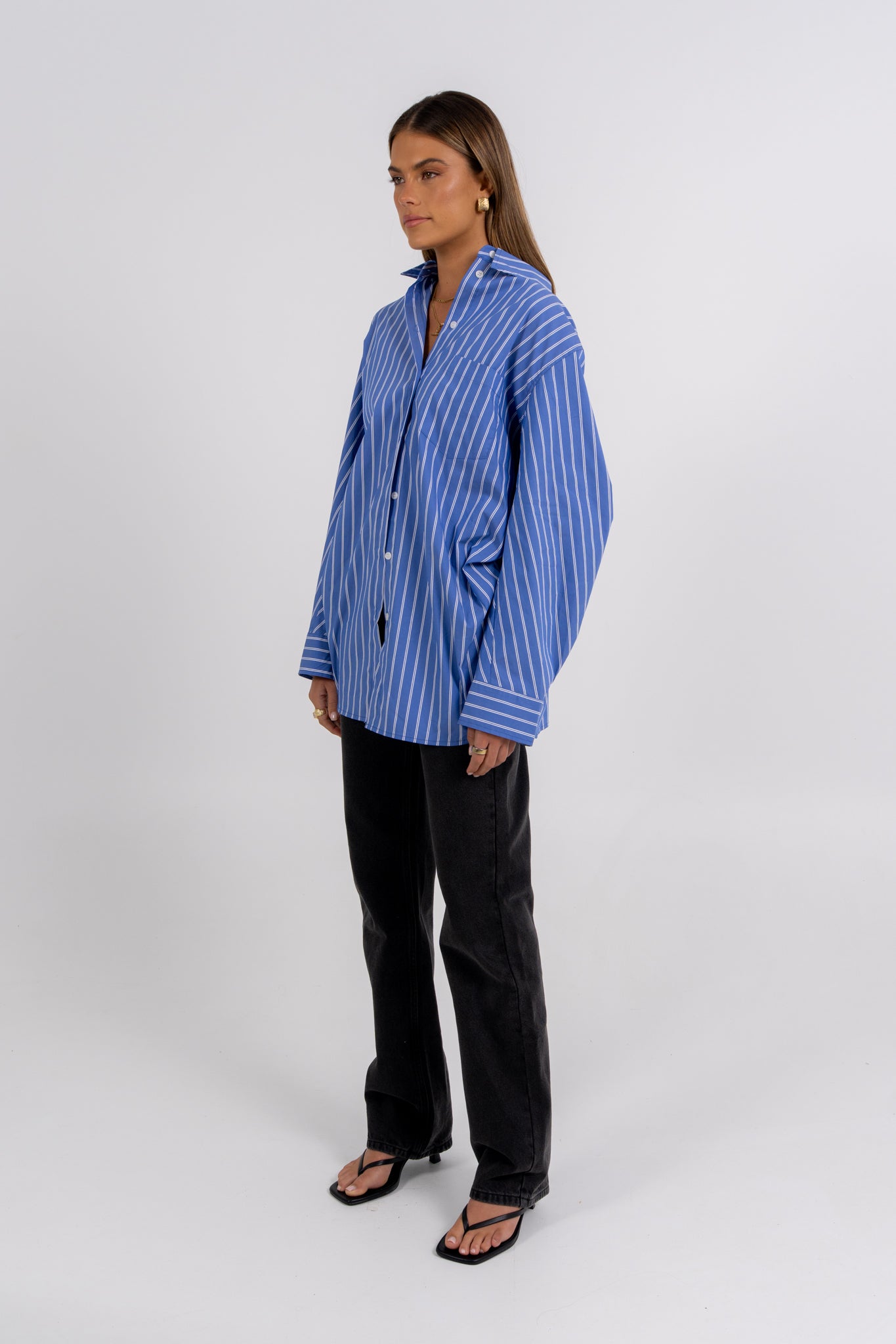 Oliver Shirt White Stripe