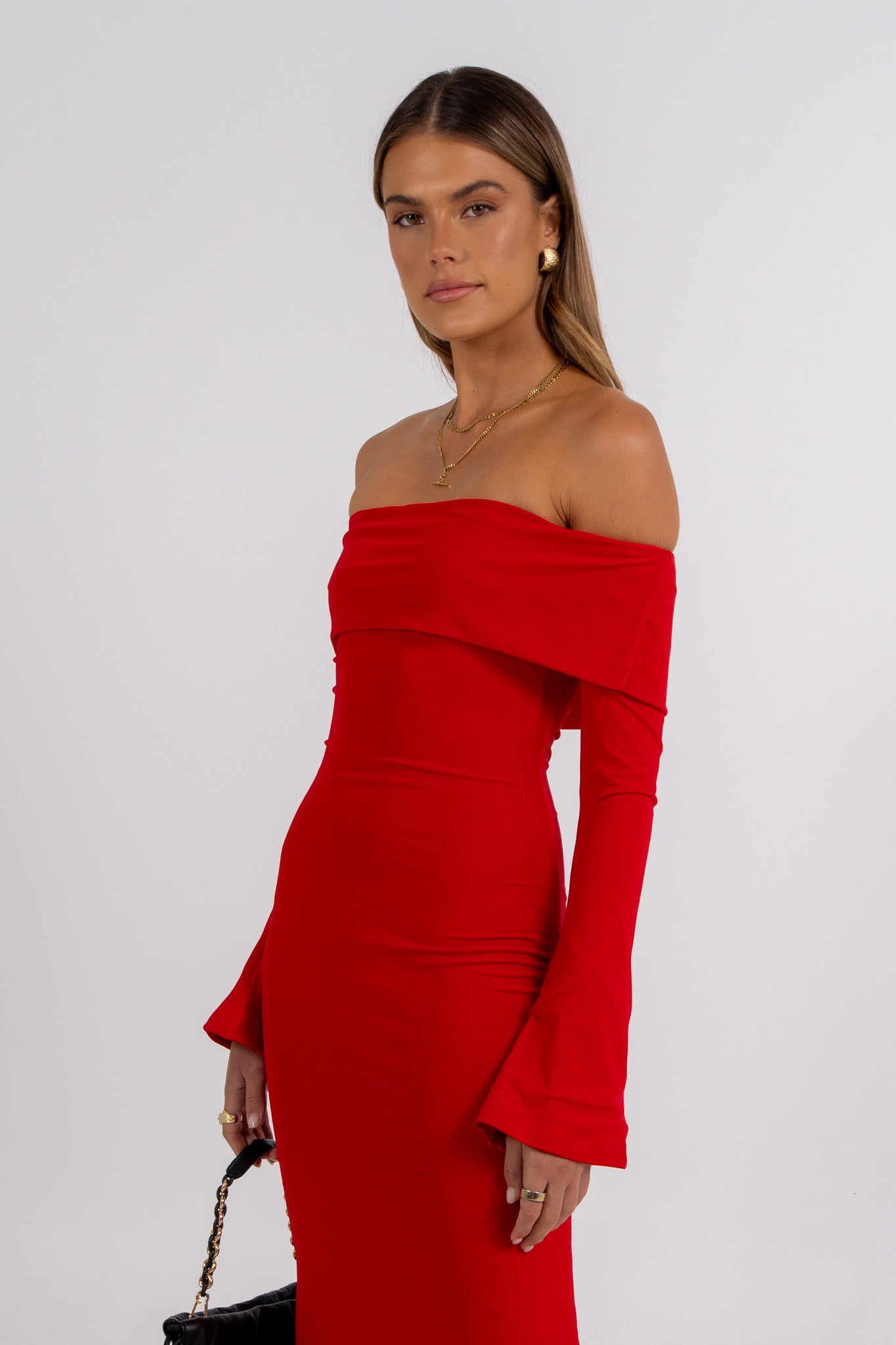 Ultima Maxi Dress Red