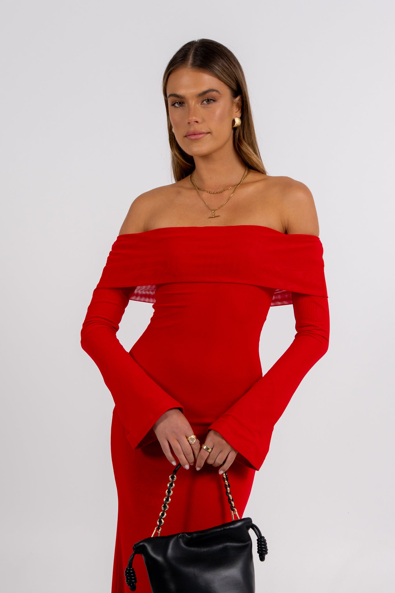 Ultima Maxi Dress Red
