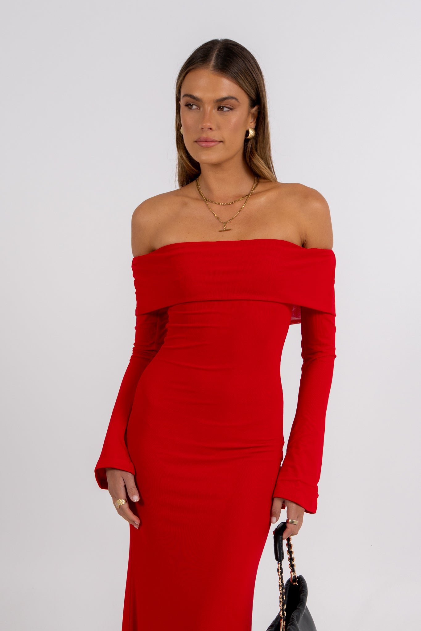 Ultima Maxi Dress Red