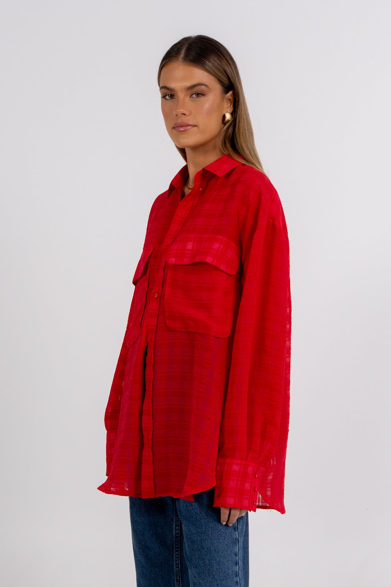 Elka Shirt Red
