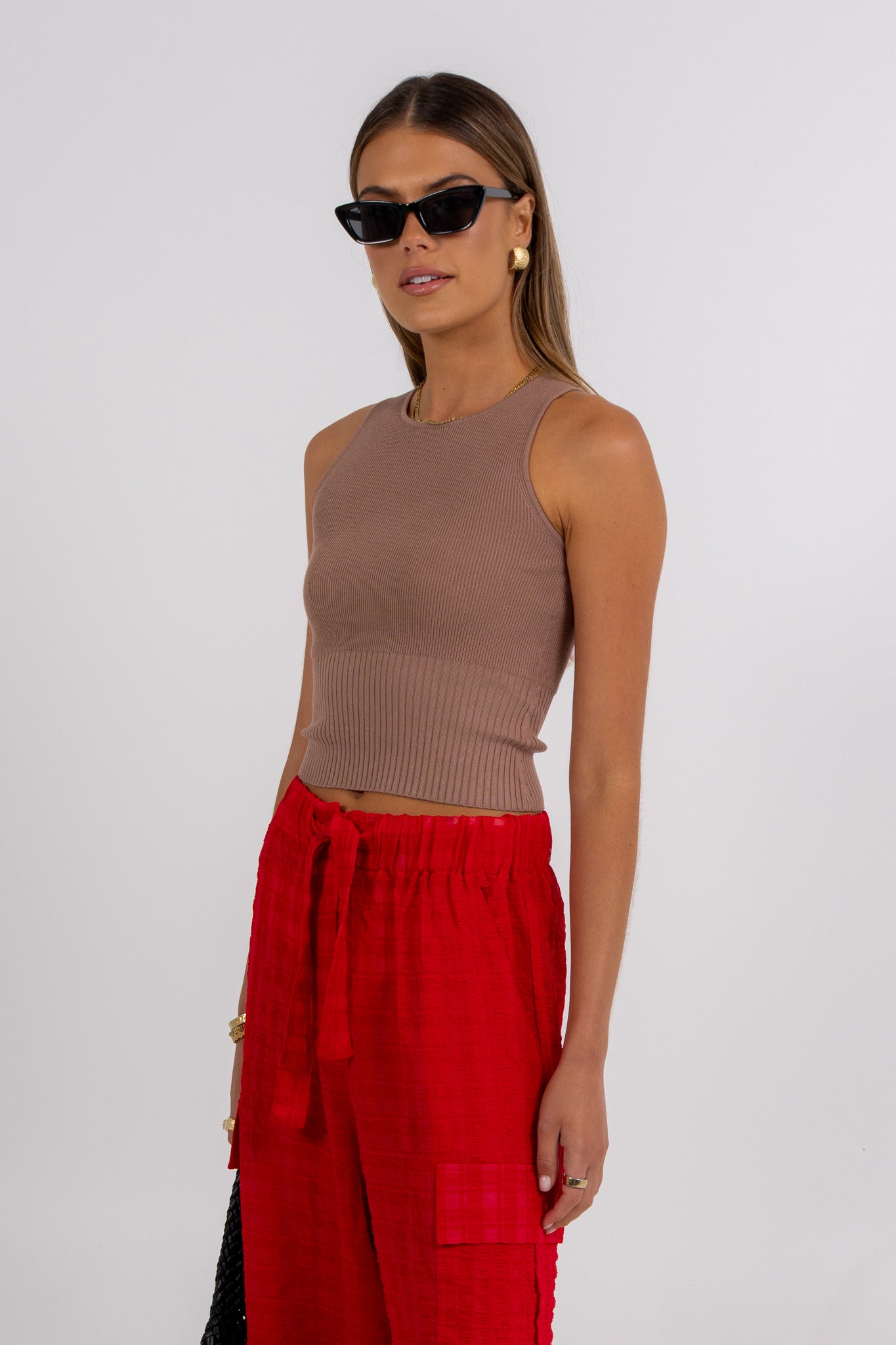 Brielle Pant Red