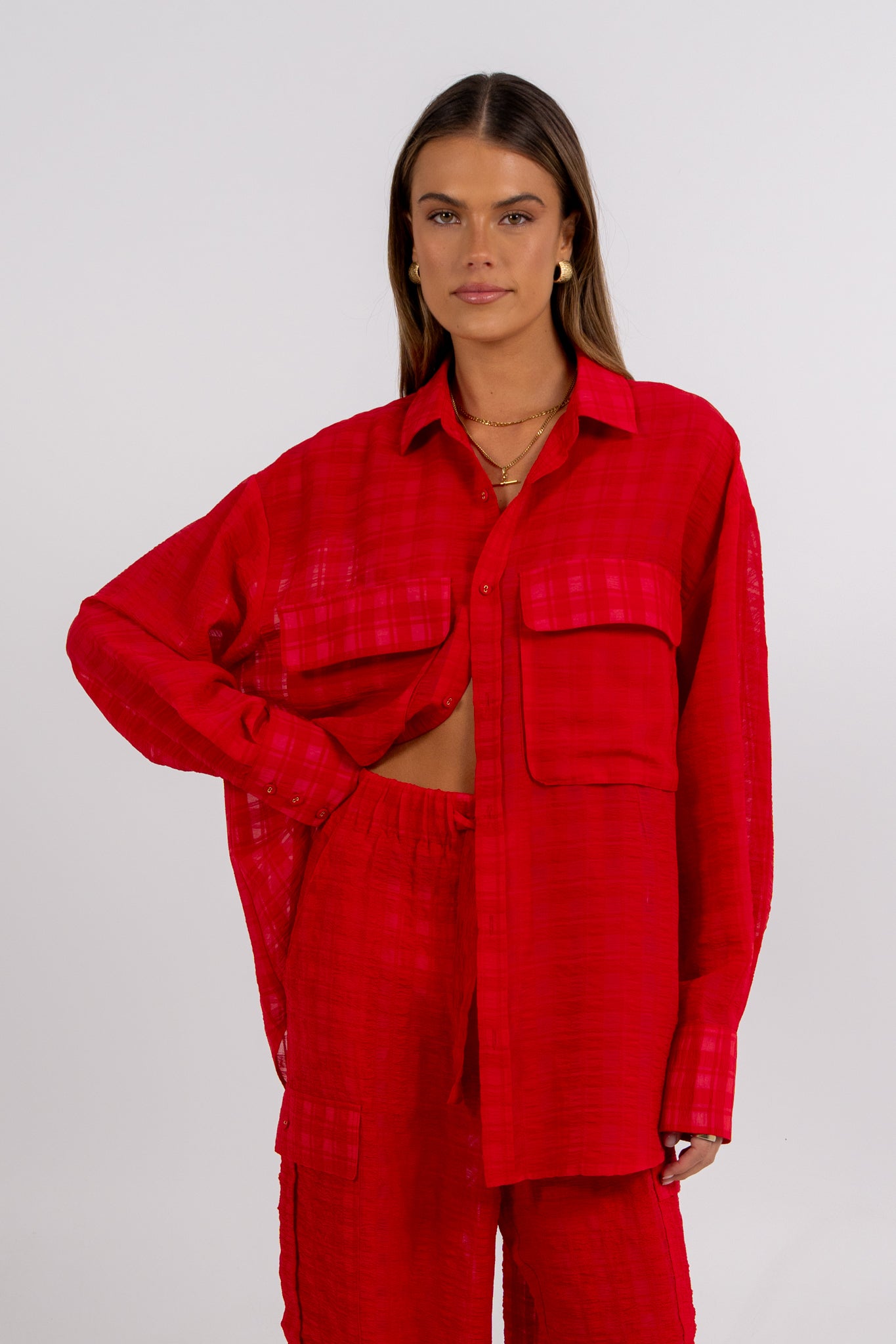 Elka Shirt Red