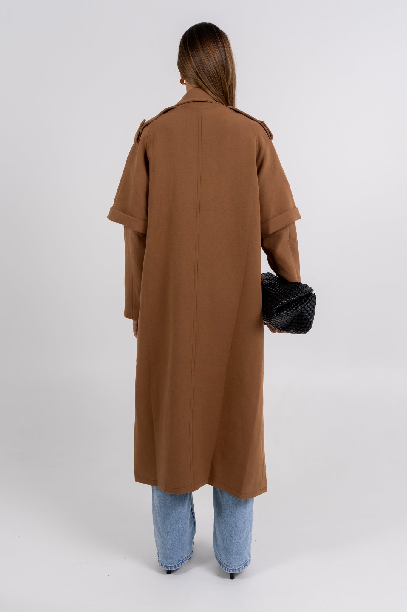 Sarah Trench Coat Tan Brown
