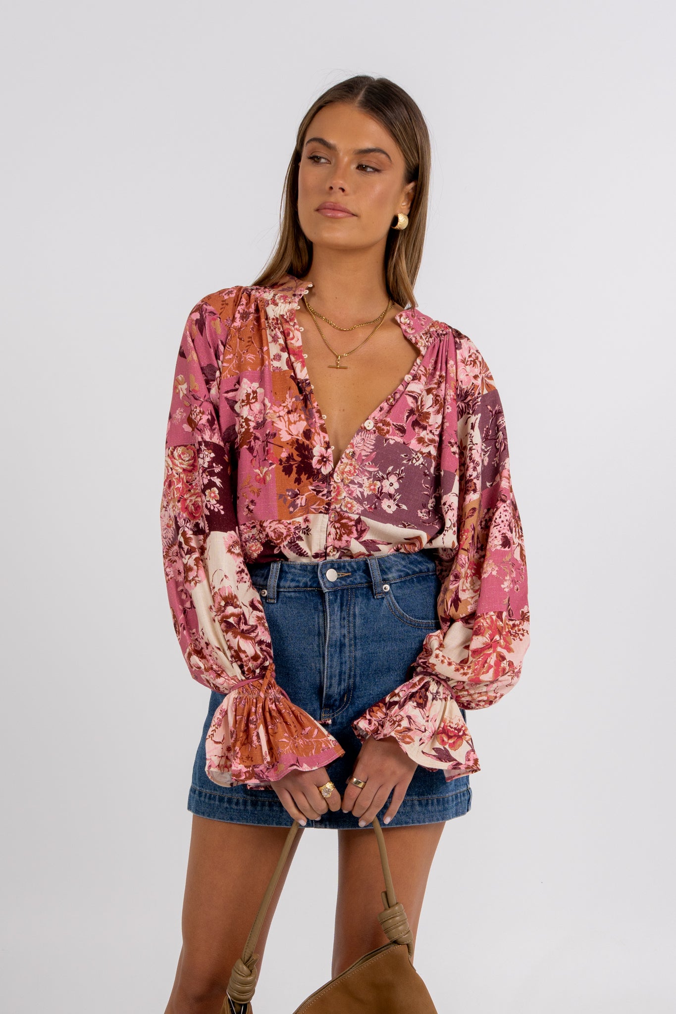 Undina Blouse Fleur Print