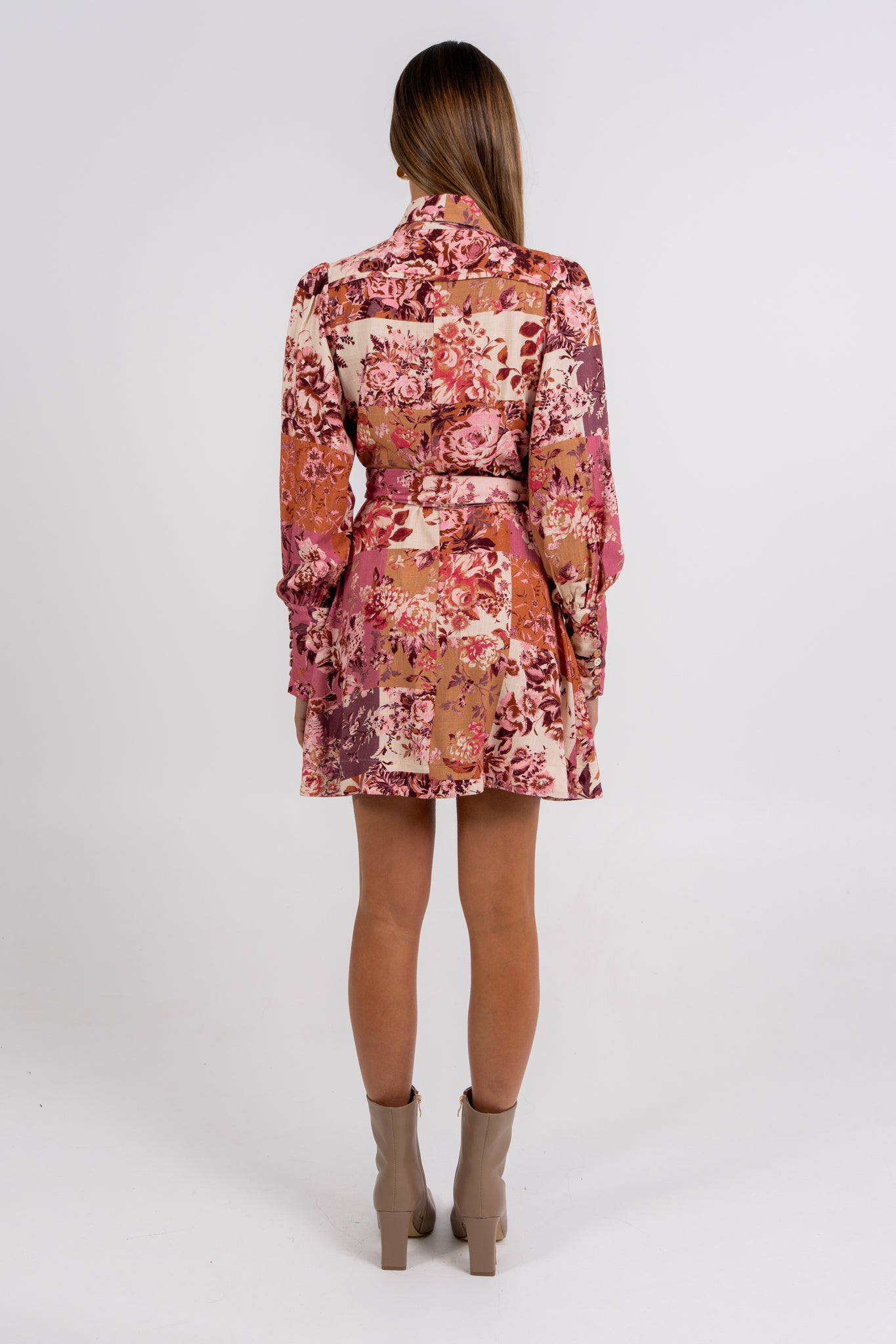 Jolanda Mini Dress Fleur Print