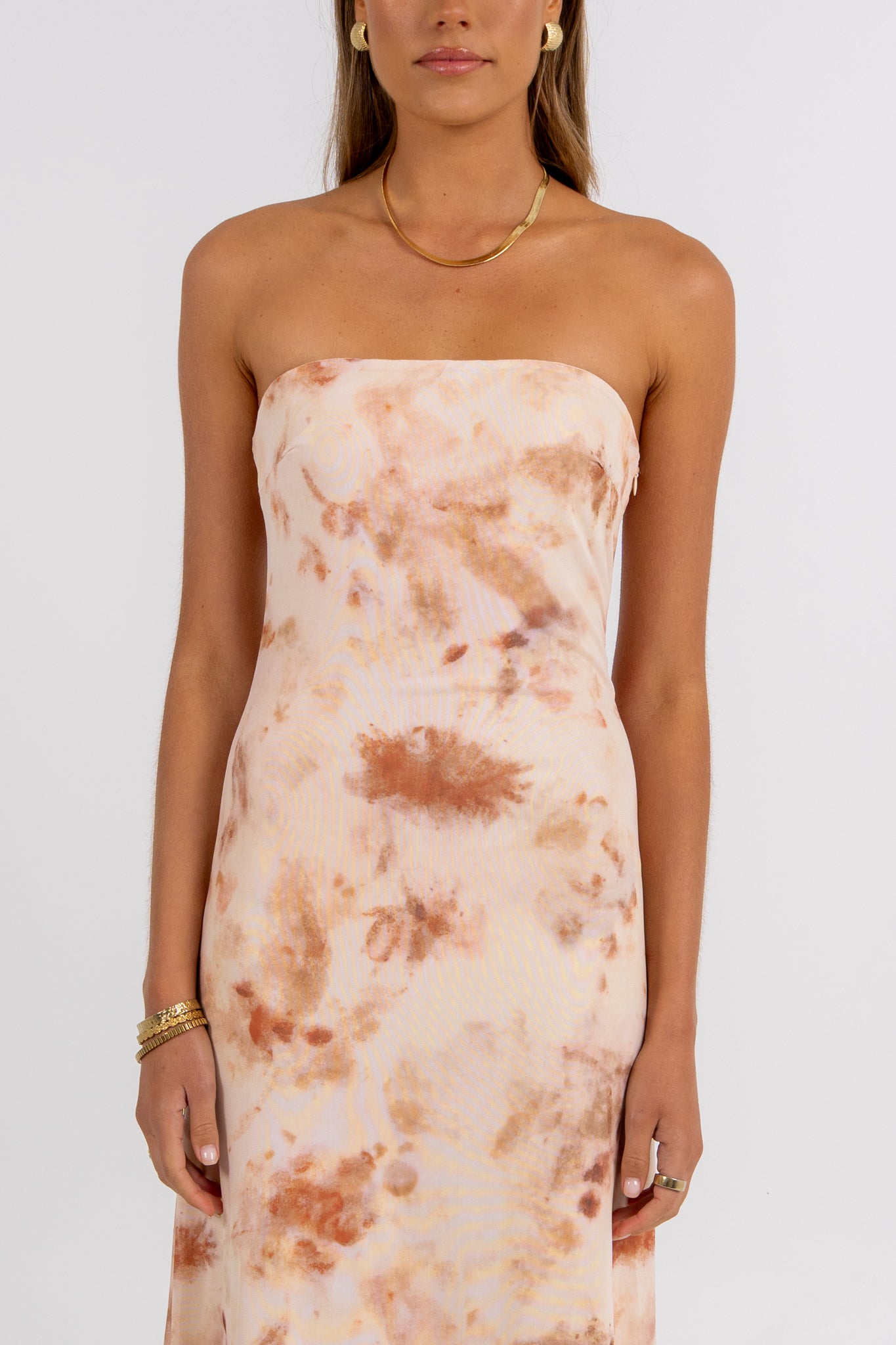 Wendi Dress Beige Haze