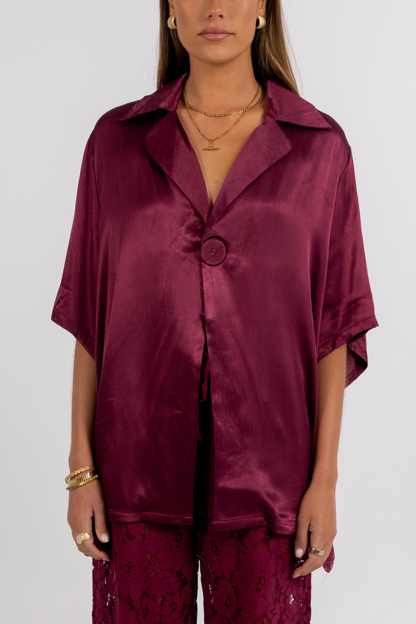 Francesca Shirt Burgundy
