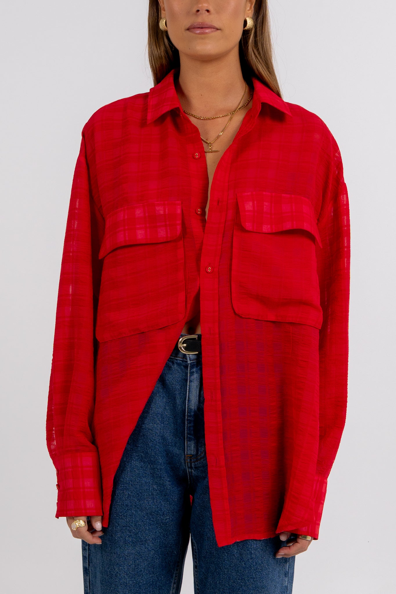 Elka Shirt Red