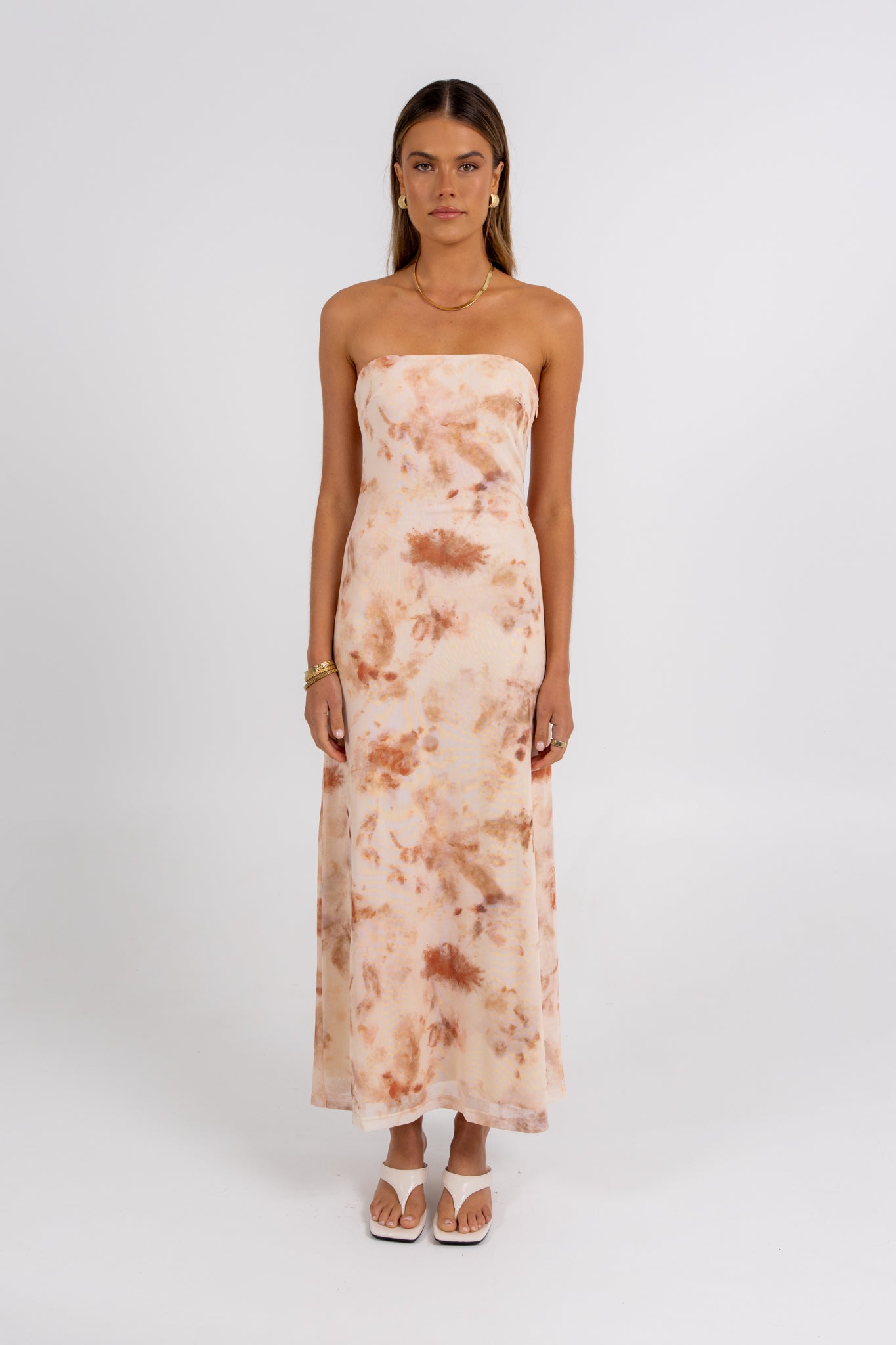 Wendi Dress Beige Haze