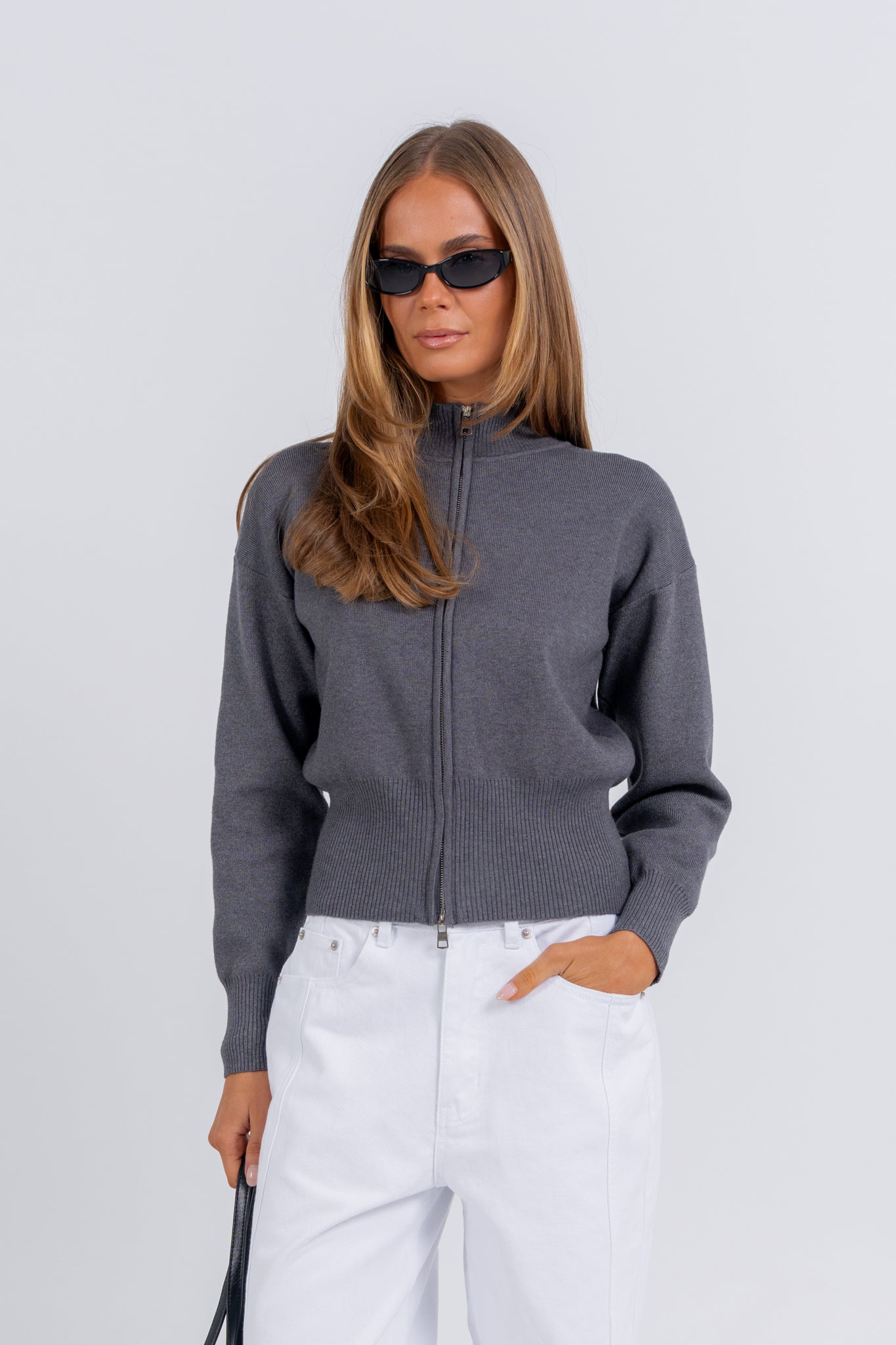Lexi Cardigan Charcoal