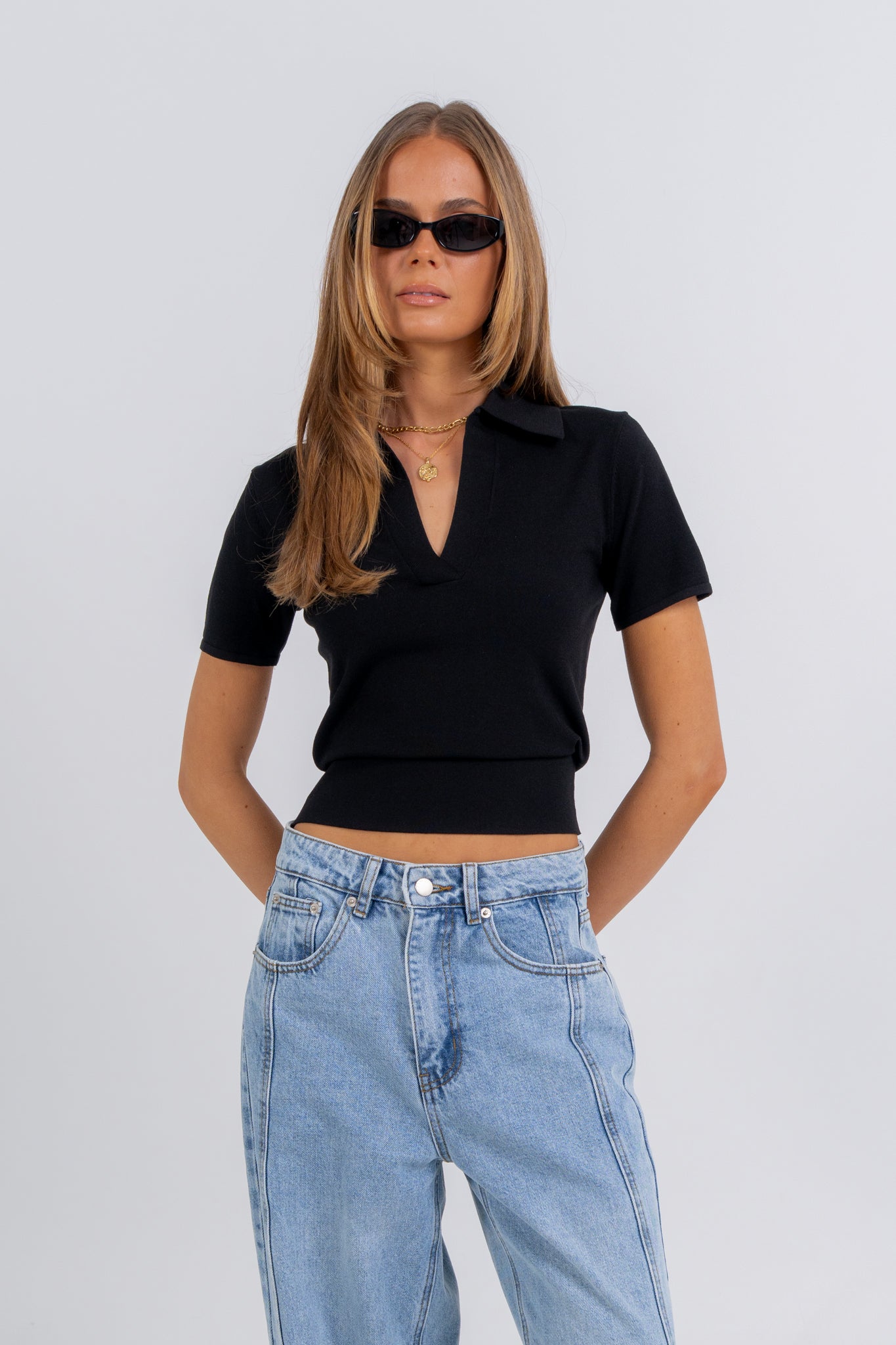 Wednesday Top Black