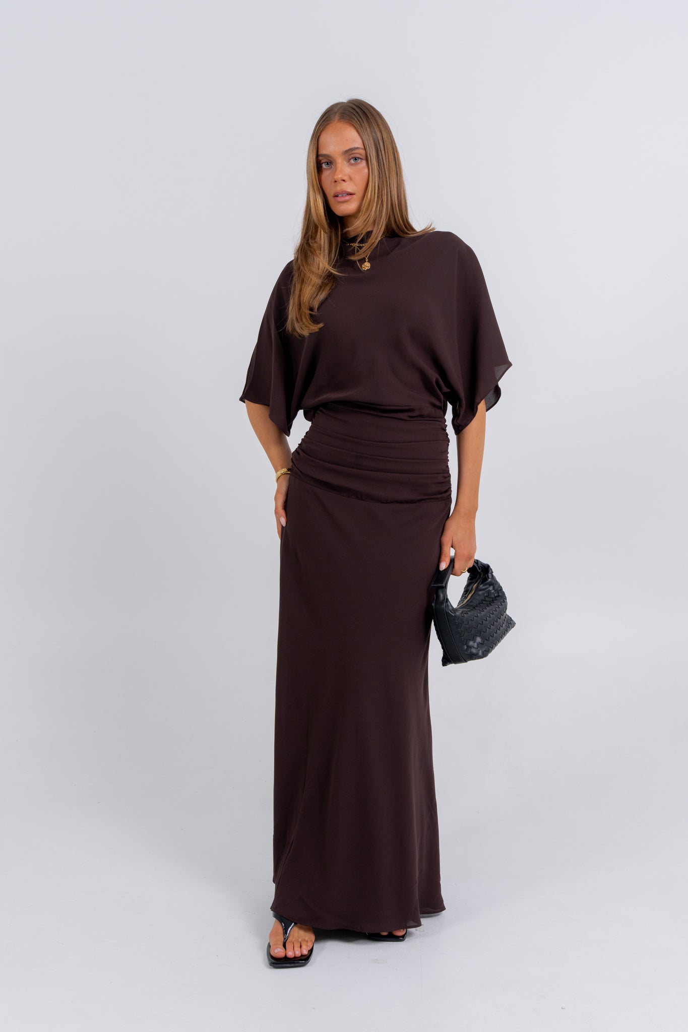Kitta Maxi Dress Chocolate