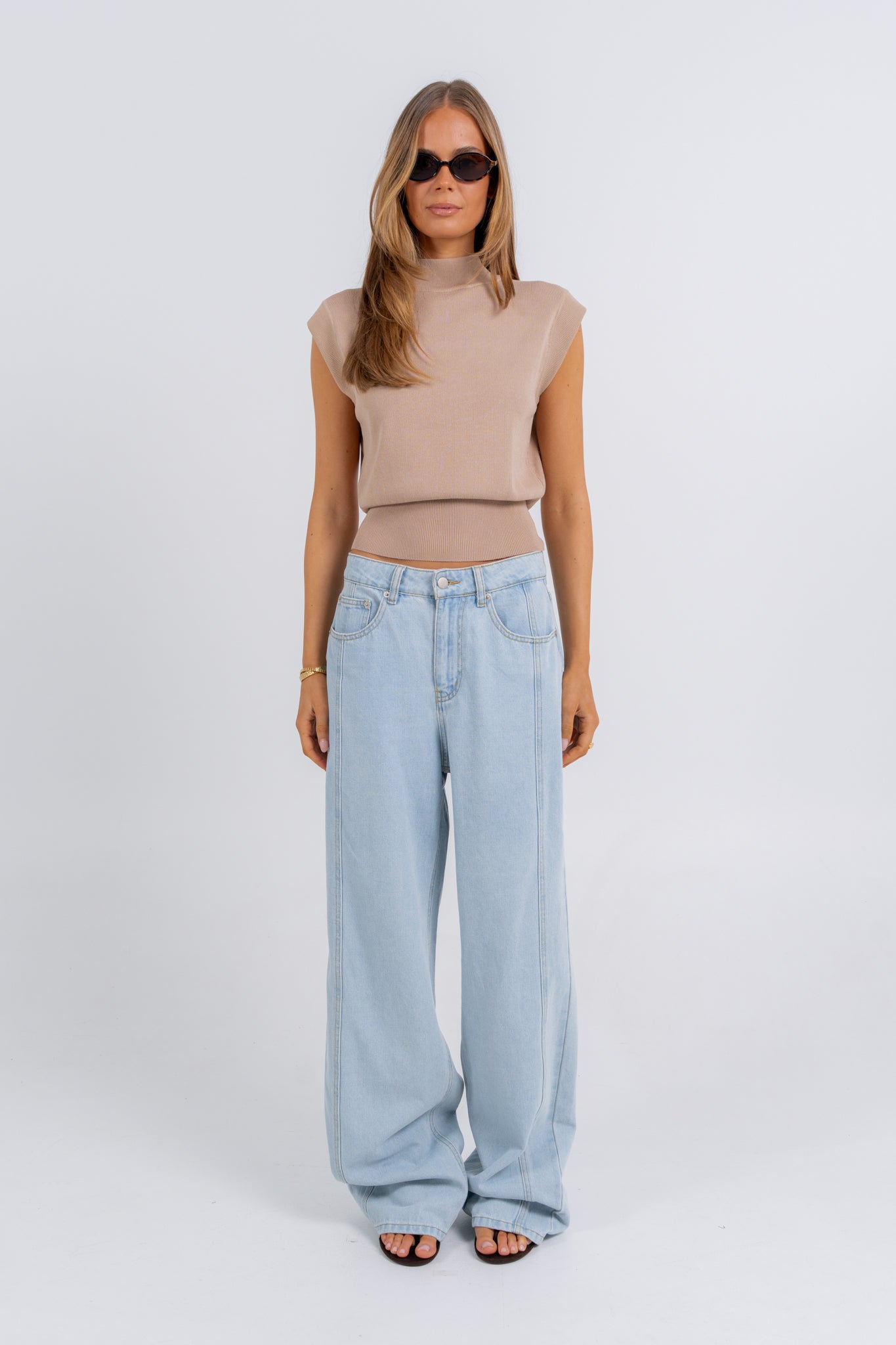 Zeyla Top Taupe