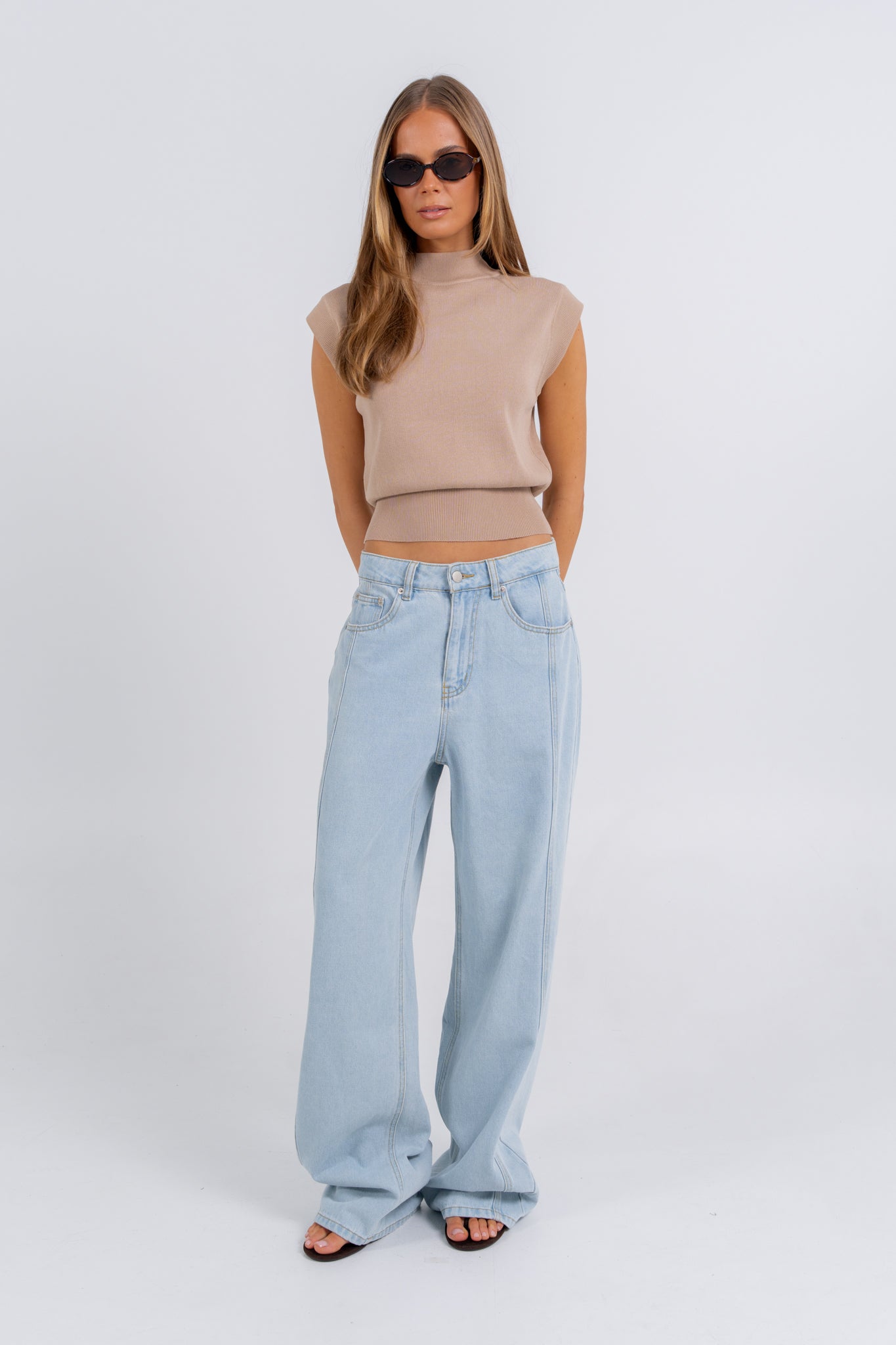 Zeyla Top Taupe